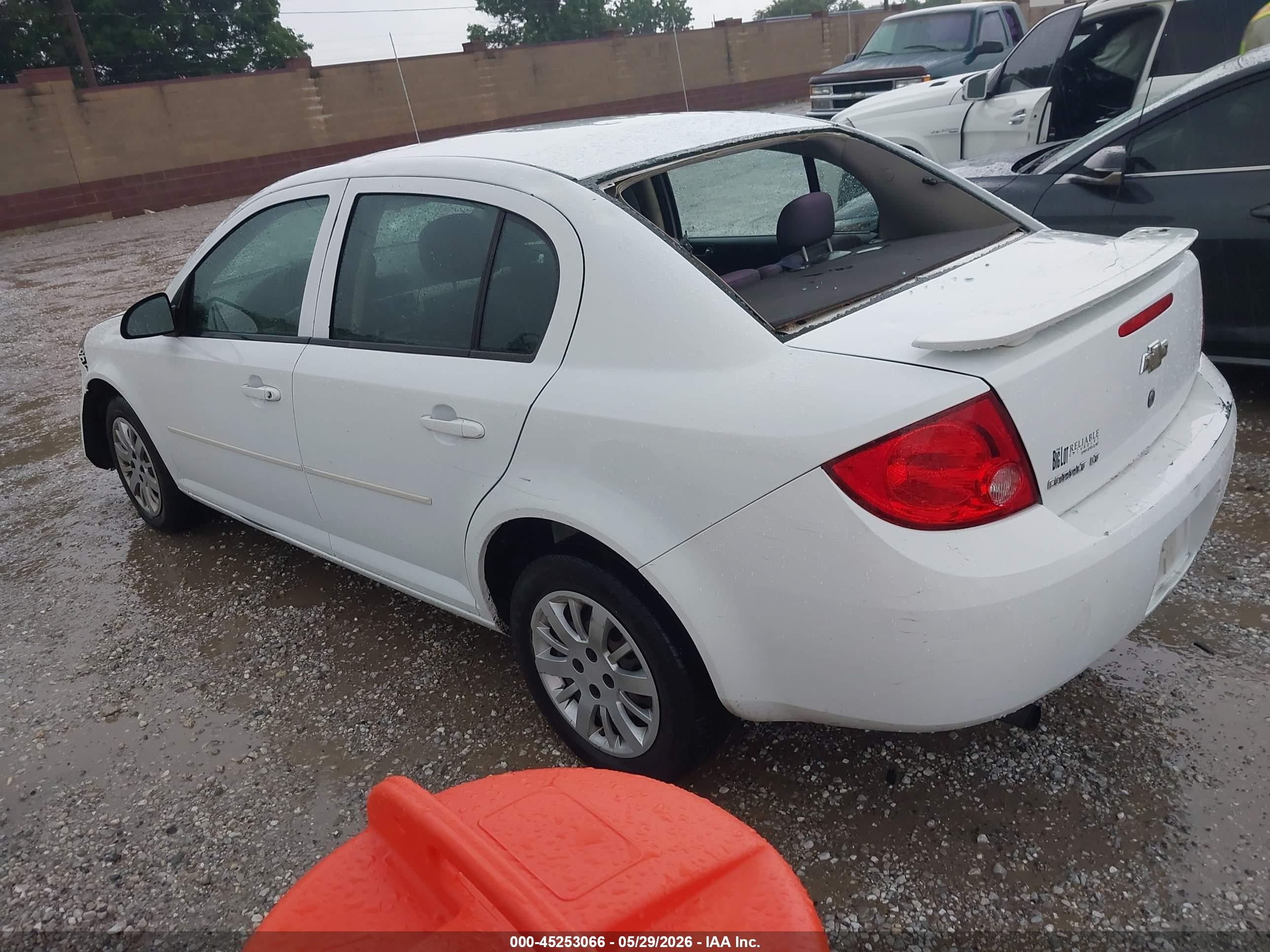 2010 Chevrolet Cobalt Lt White vin: 1G1AD5F52A7188370