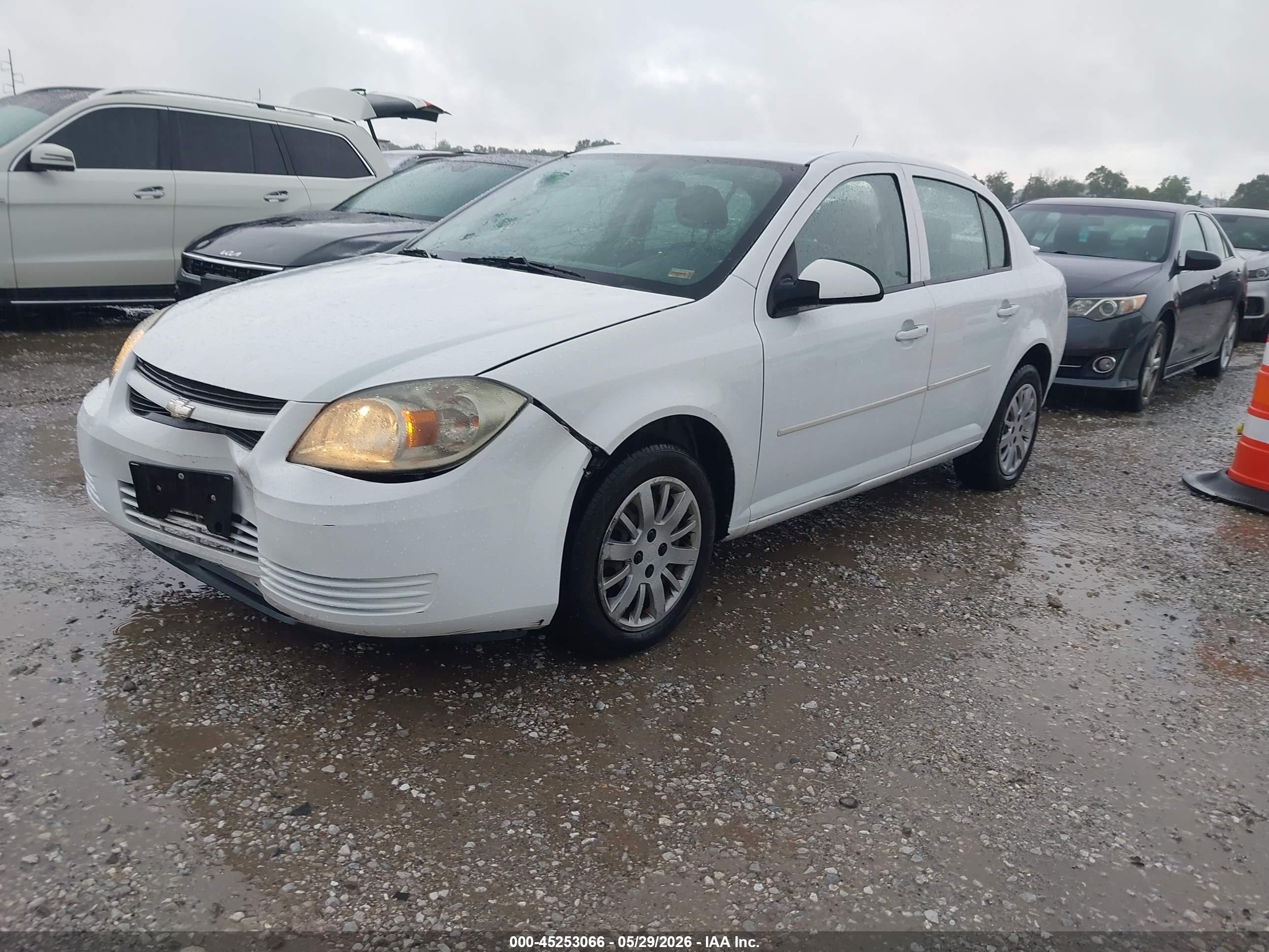 2010 Chevrolet Cobalt Lt White vin: 1G1AD5F52A7188370