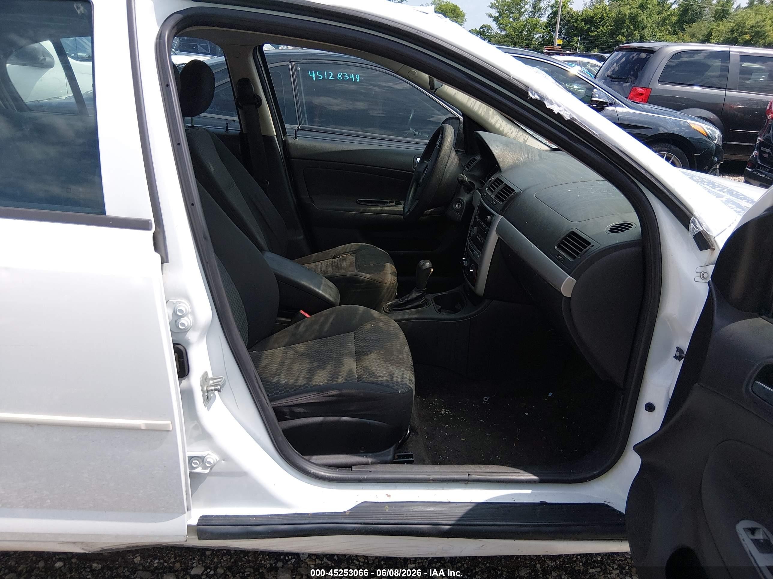 2010 Chevrolet Cobalt Lt White vin: 1G1AD5F52A7188370