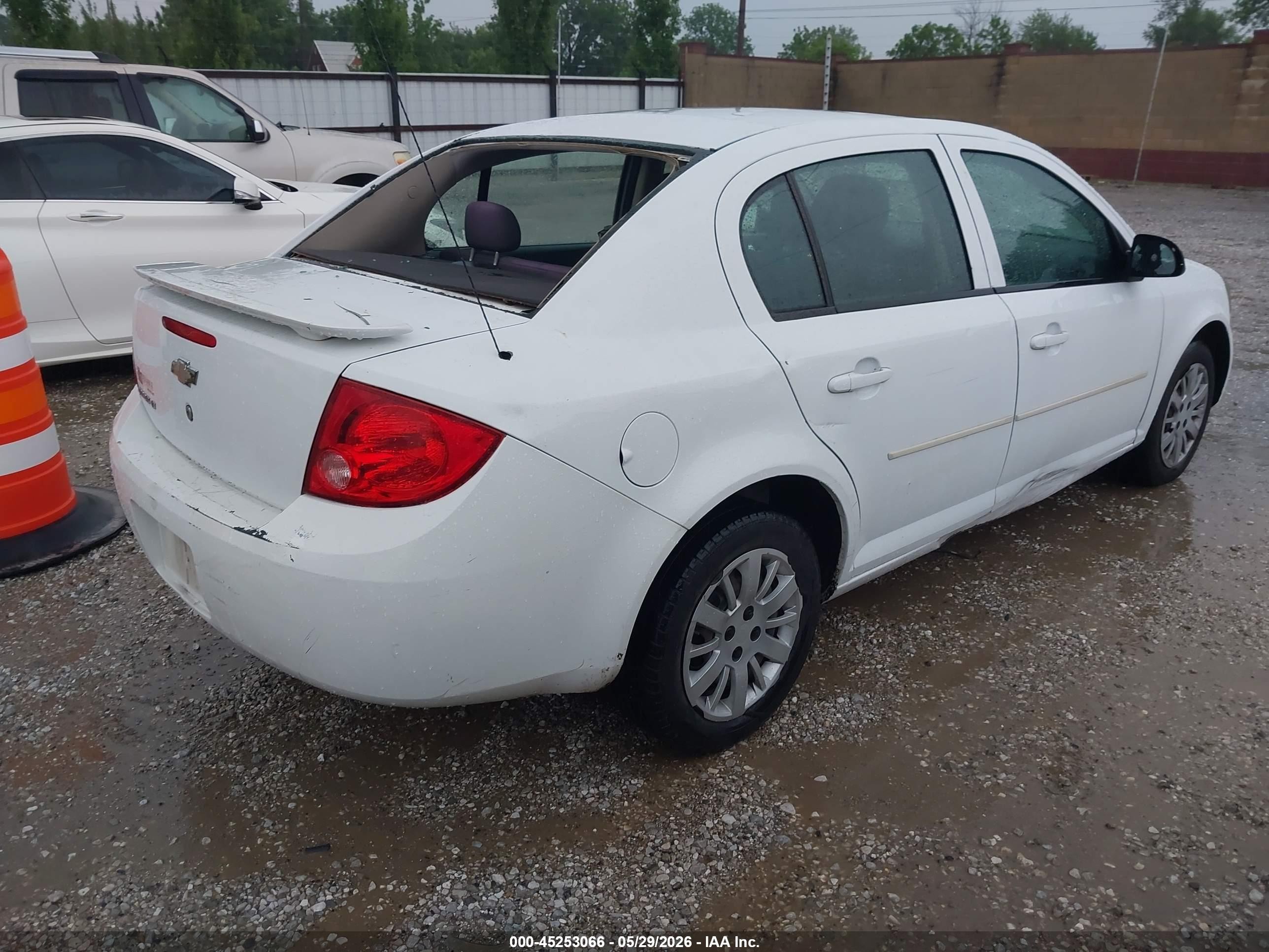 2010 Chevrolet Cobalt Lt White vin: 1G1AD5F52A7188370