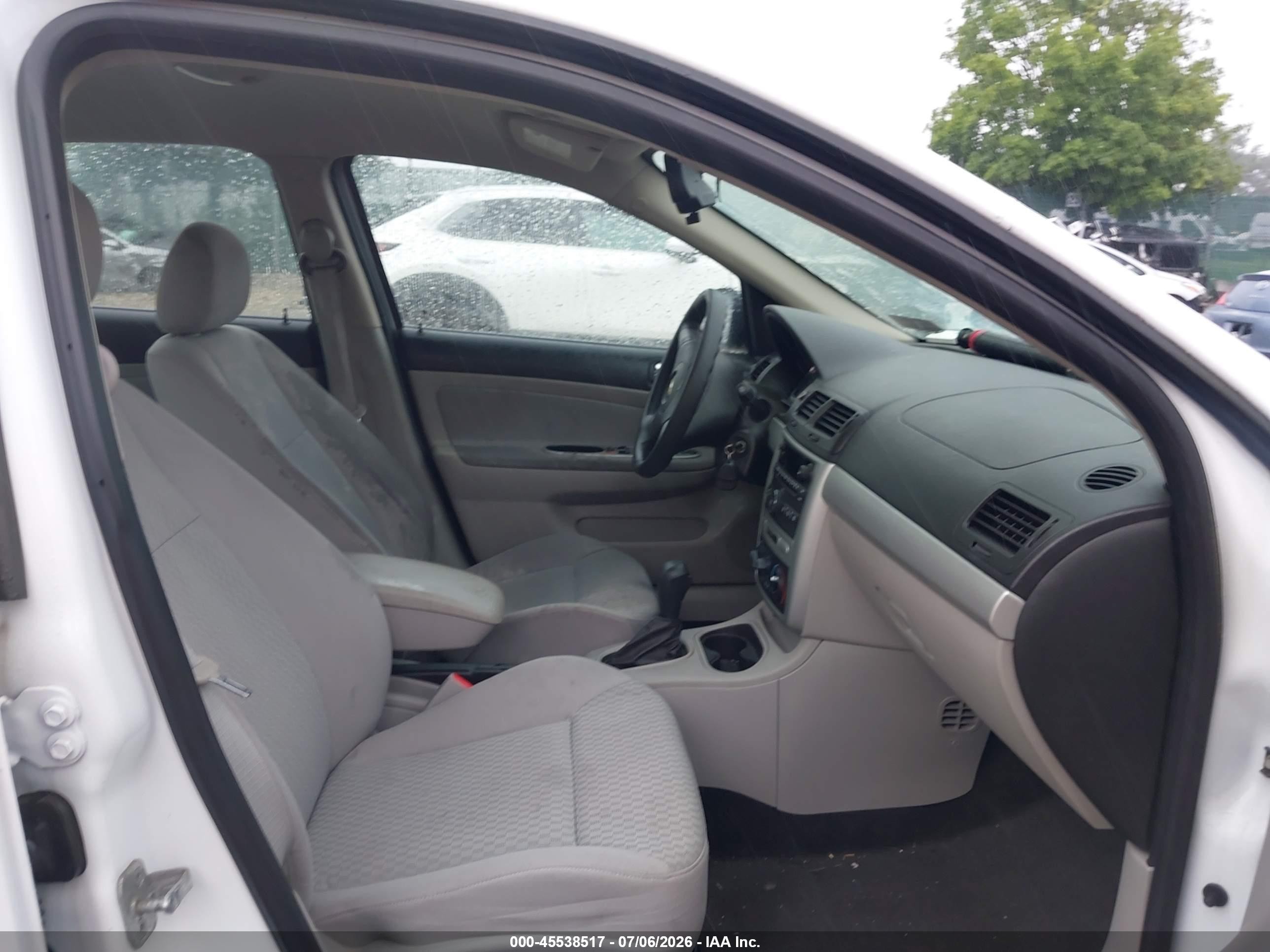 2010 Chevrolet Cobalt Lt White vin: 1G1AD5F53A7153630
