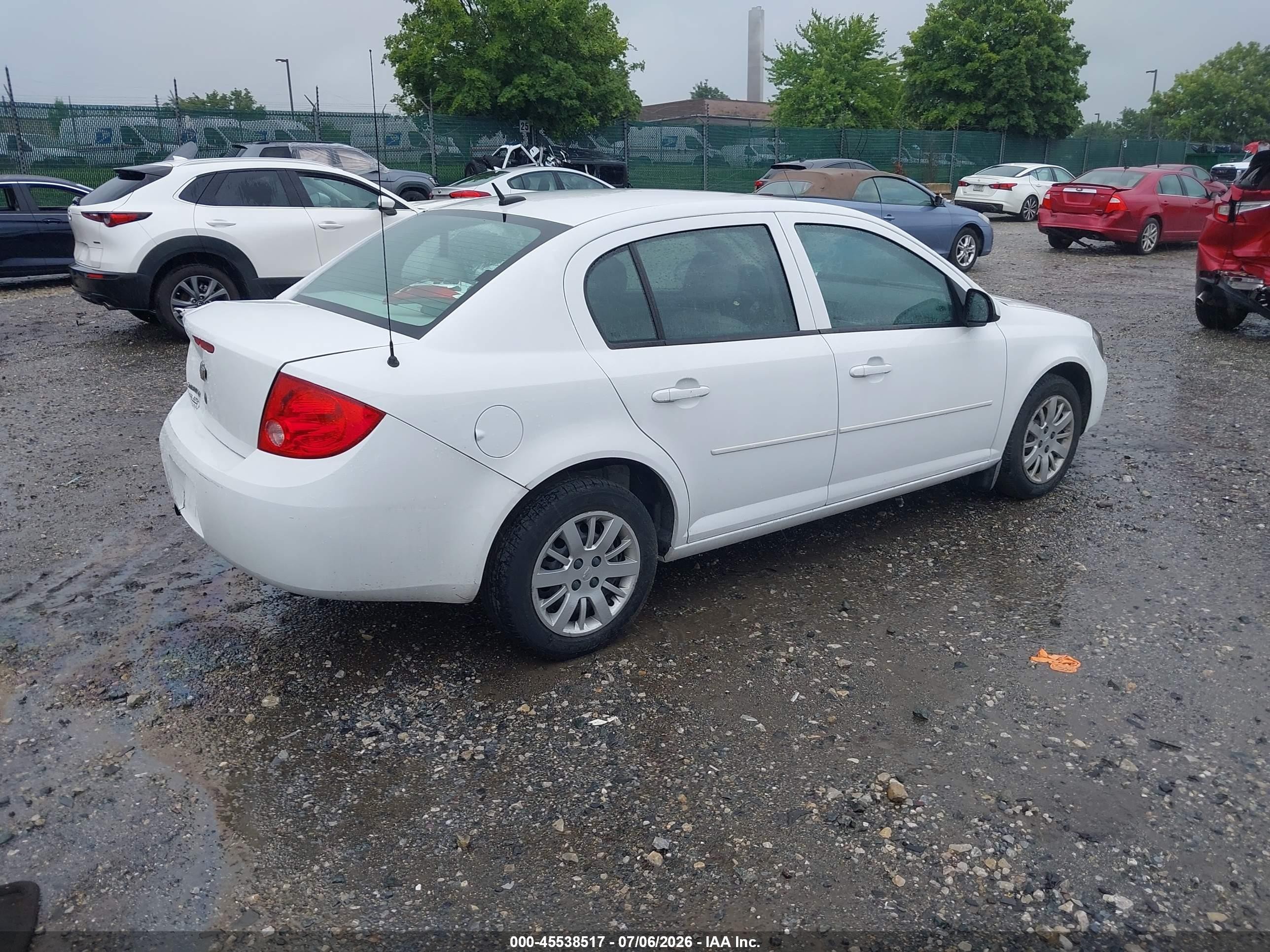 2010 Chevrolet Cobalt Lt White vin: 1G1AD5F53A7153630
