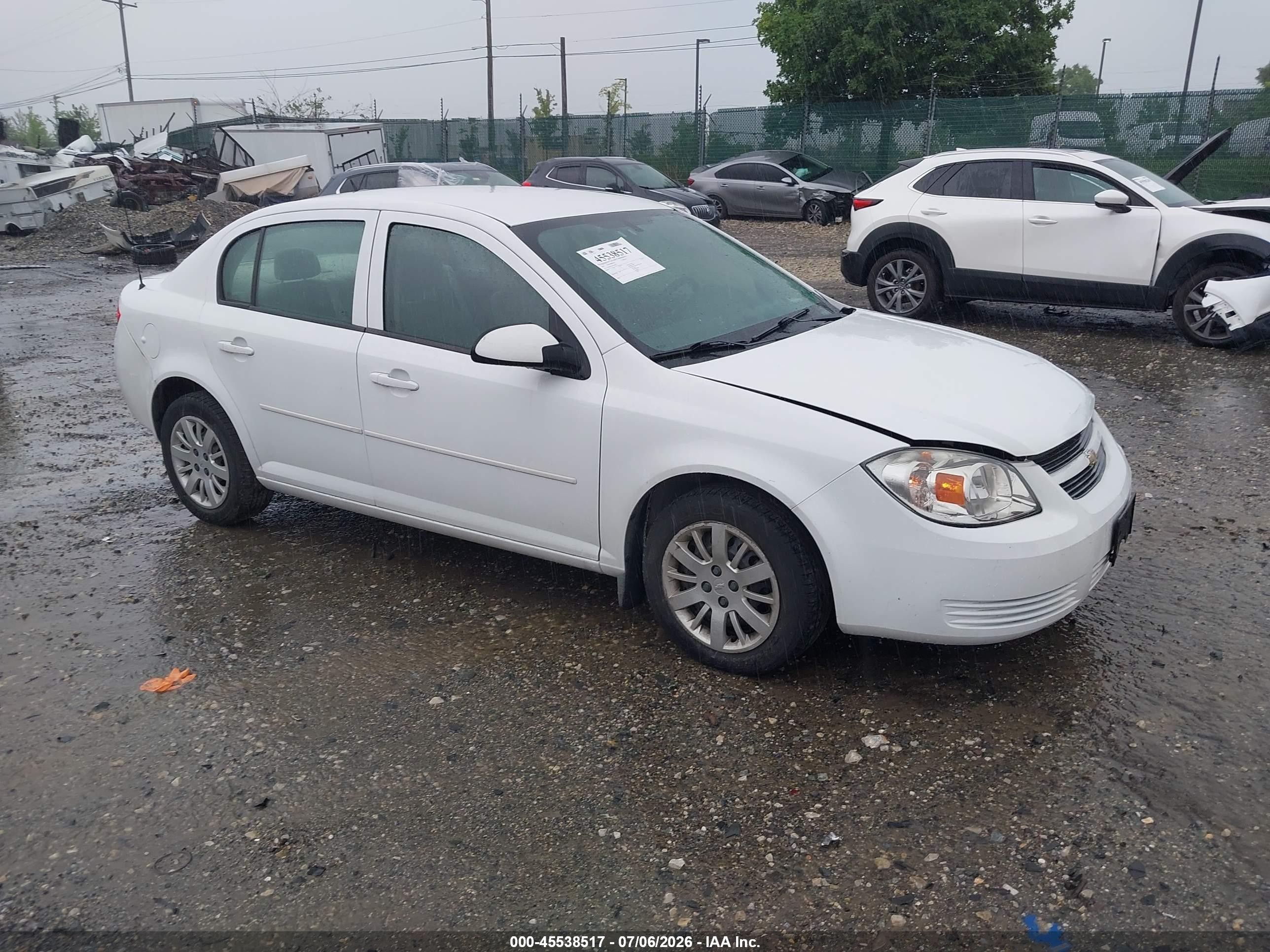 2010 Chevrolet Cobalt Lt White vin: 1G1AD5F53A7153630