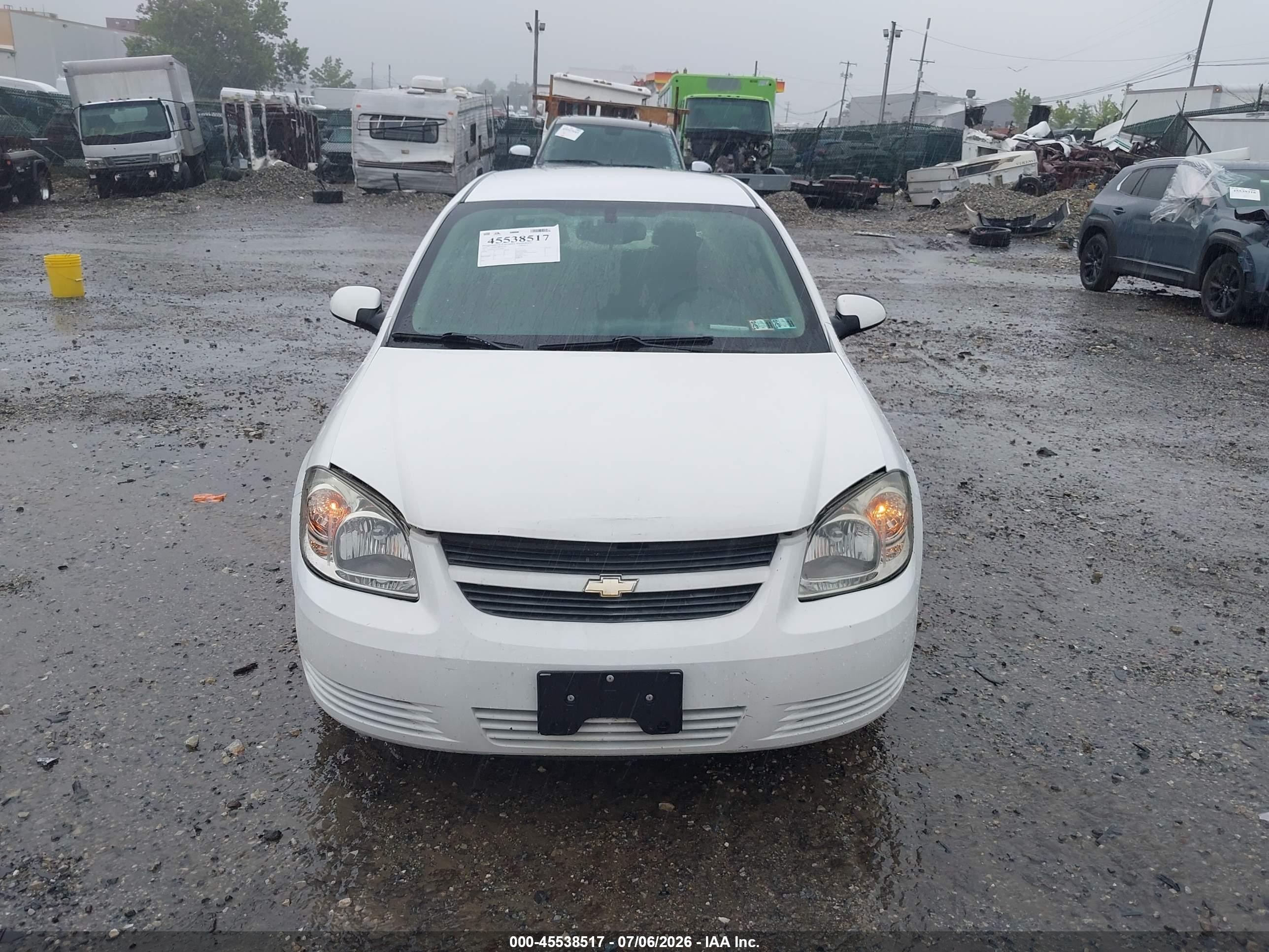 2010 Chevrolet Cobalt Lt White vin: 1G1AD5F53A7153630