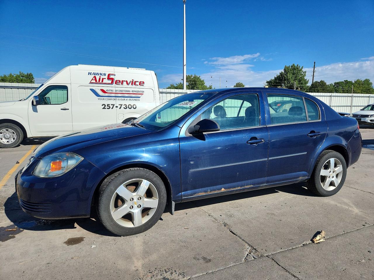 2010 Chevrolet Cobalt 1lt Blue vin: 1G1AD5F53A7157662