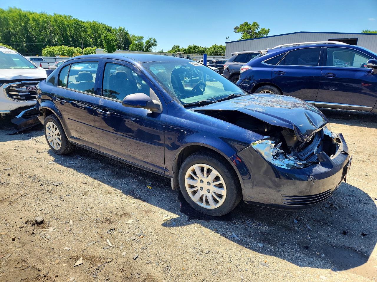 2010 Chevrolet Cobalt 1lt Blue vin: 1G1AD5F53A7195263
