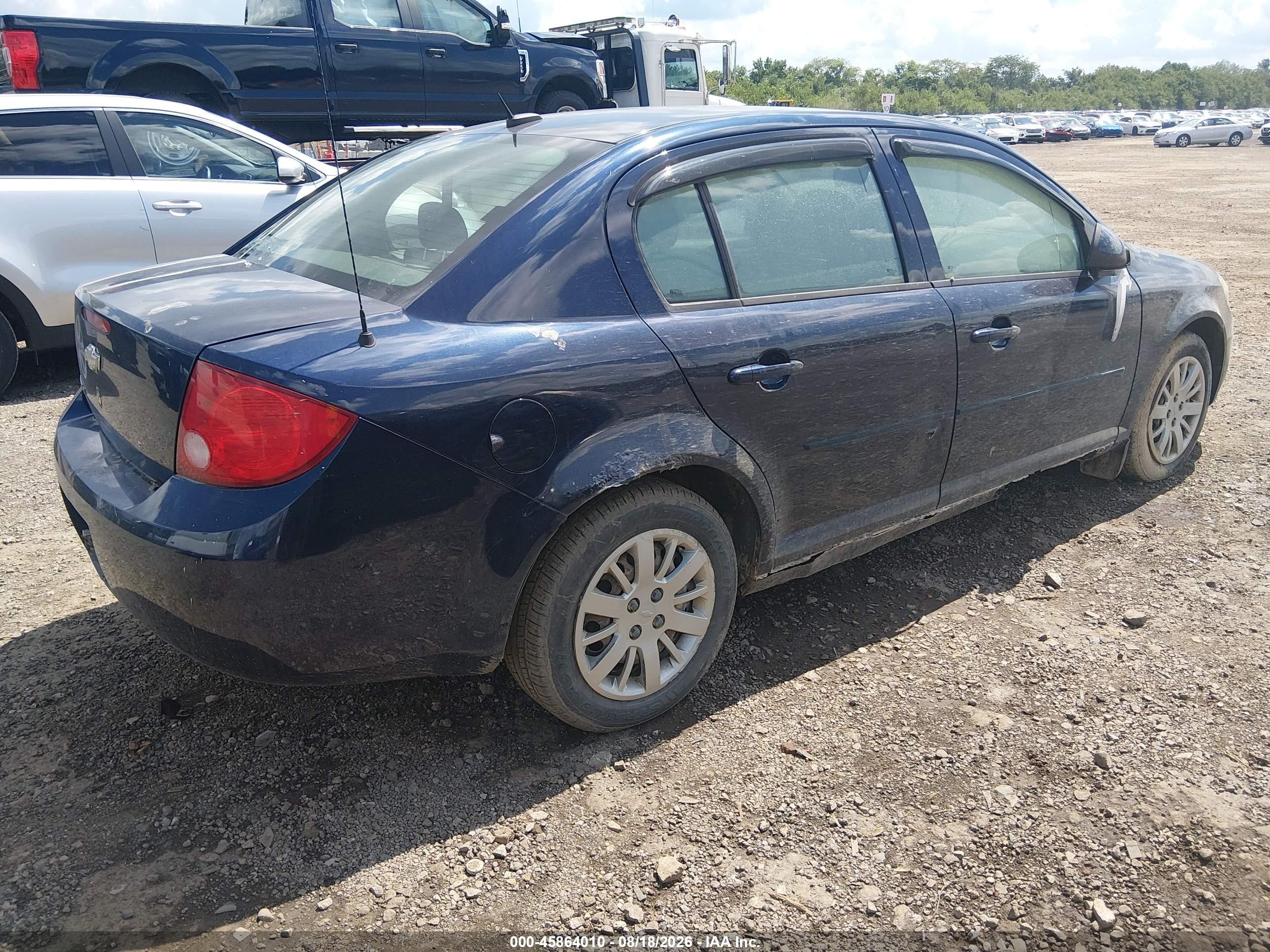 2010 Chevrolet Cobalt Lt Dark Blue vin: 1G1AD5F53A7210232