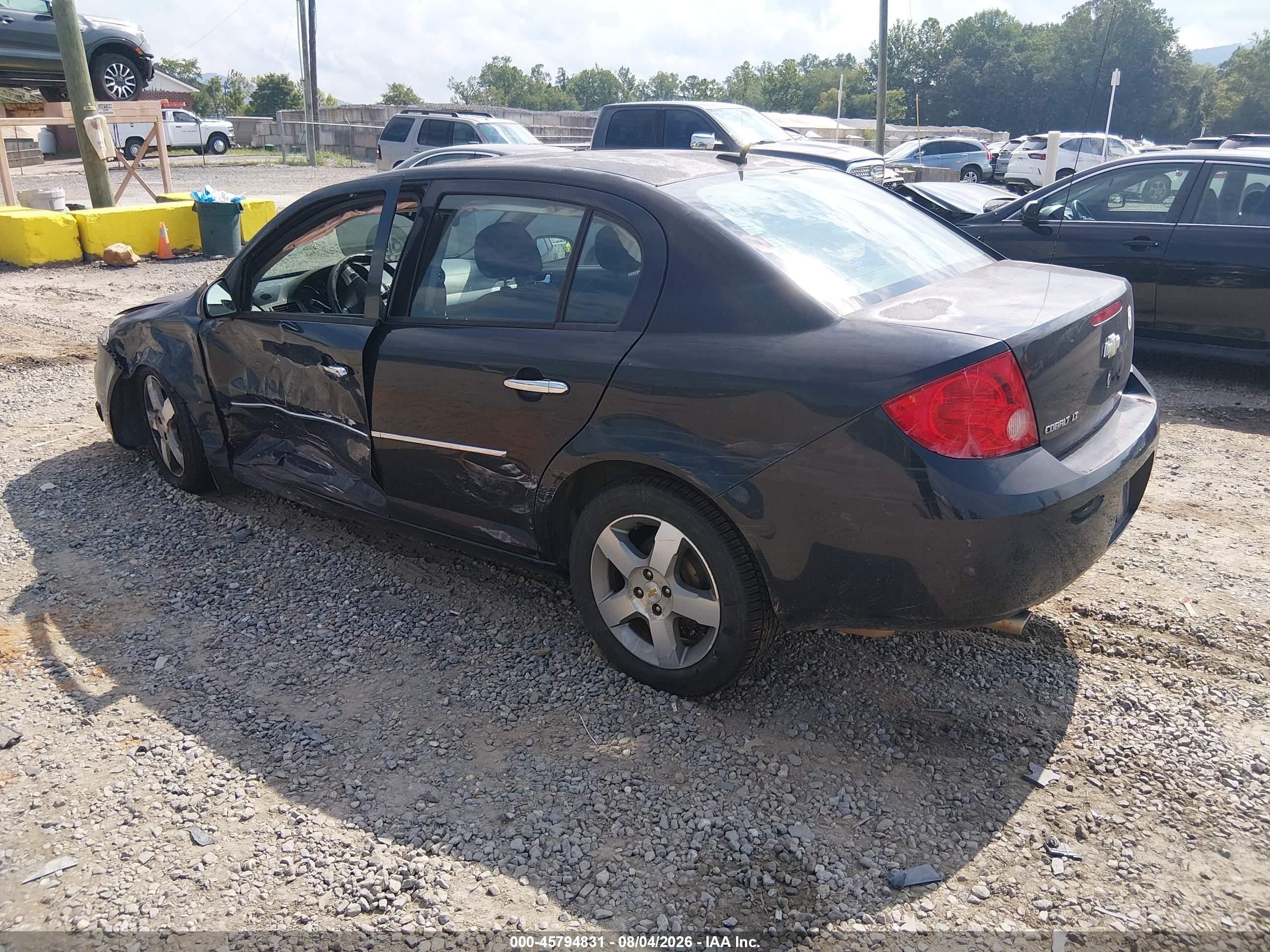 2010 Chevrolet Cobalt Lt Black vin: 1G1AD5F53A7242372