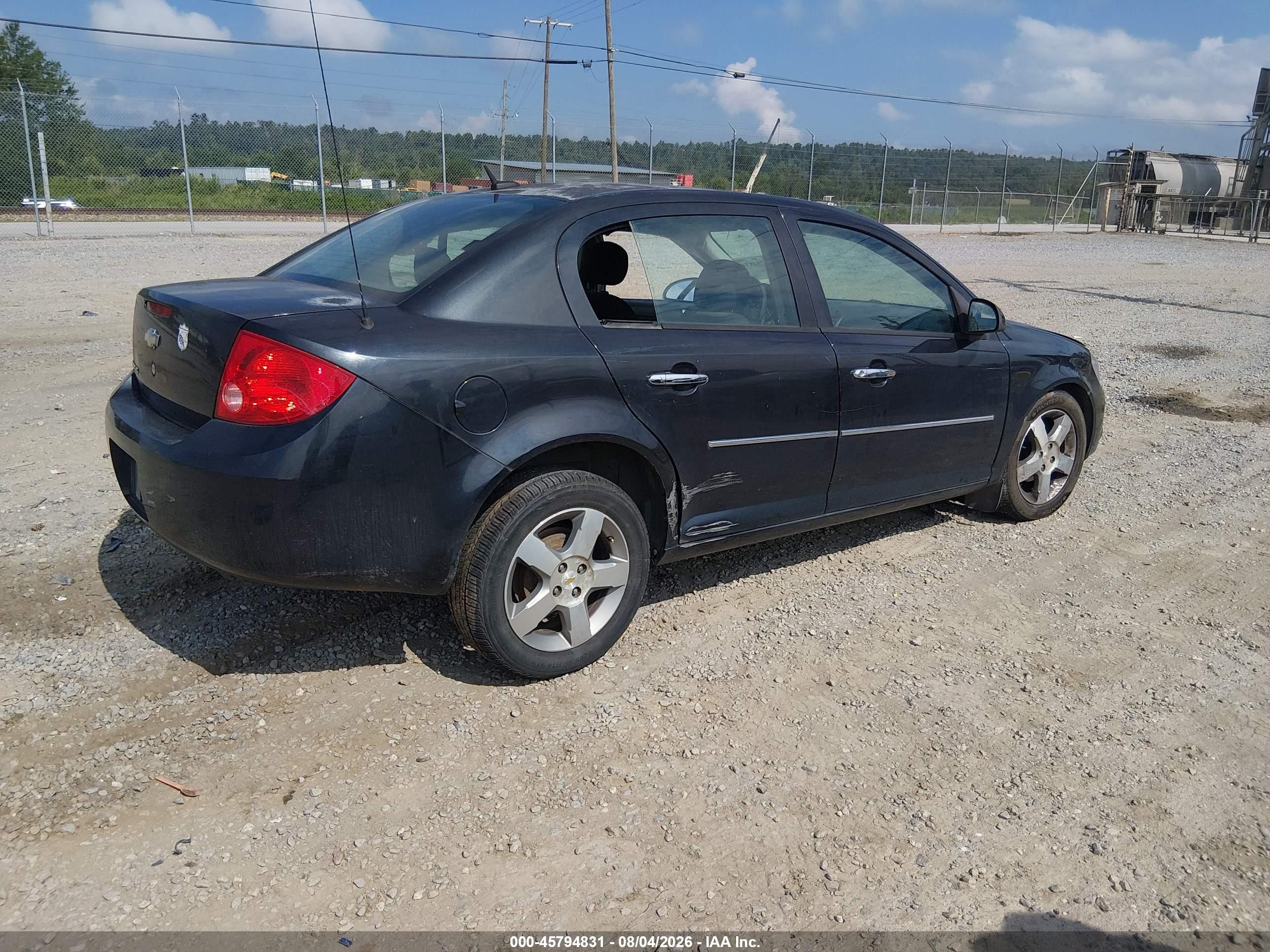2010 Chevrolet Cobalt Lt Black vin: 1G1AD5F53A7242372