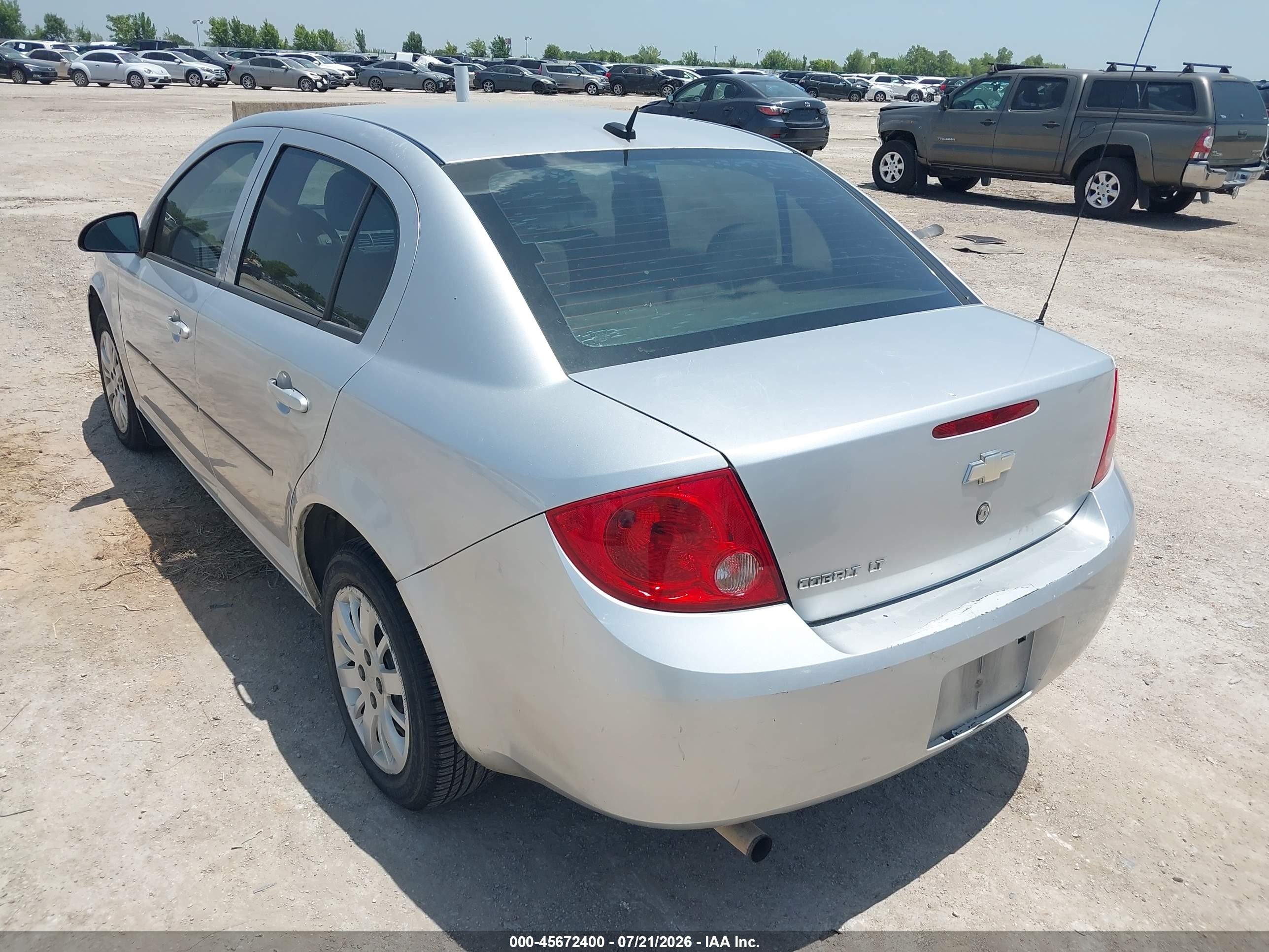 2010 Chevrolet Cobalt Lt Silver vin: 1G1AD5F54A7129014