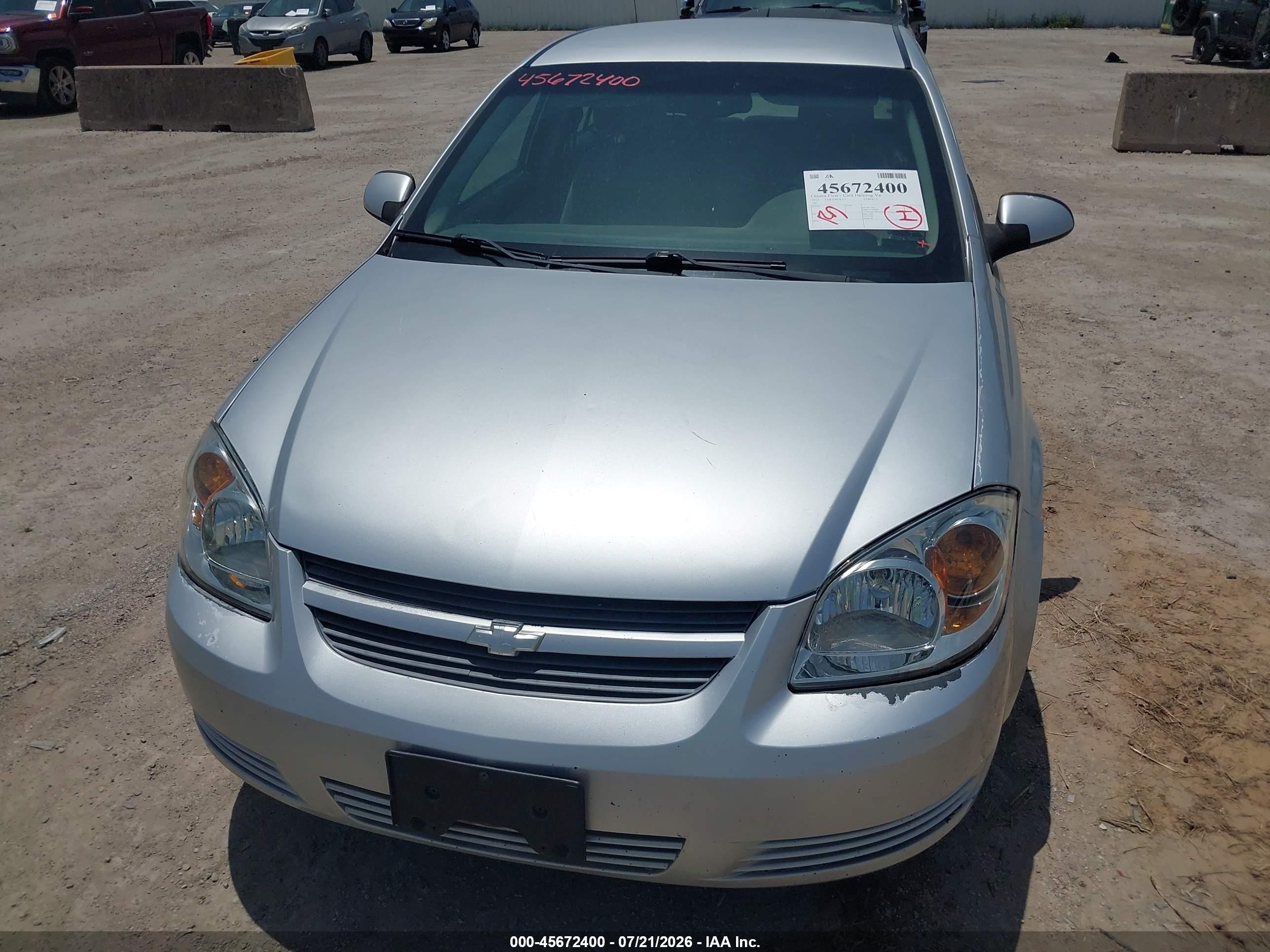 2010 Chevrolet Cobalt Lt Silver vin: 1G1AD5F54A7129014