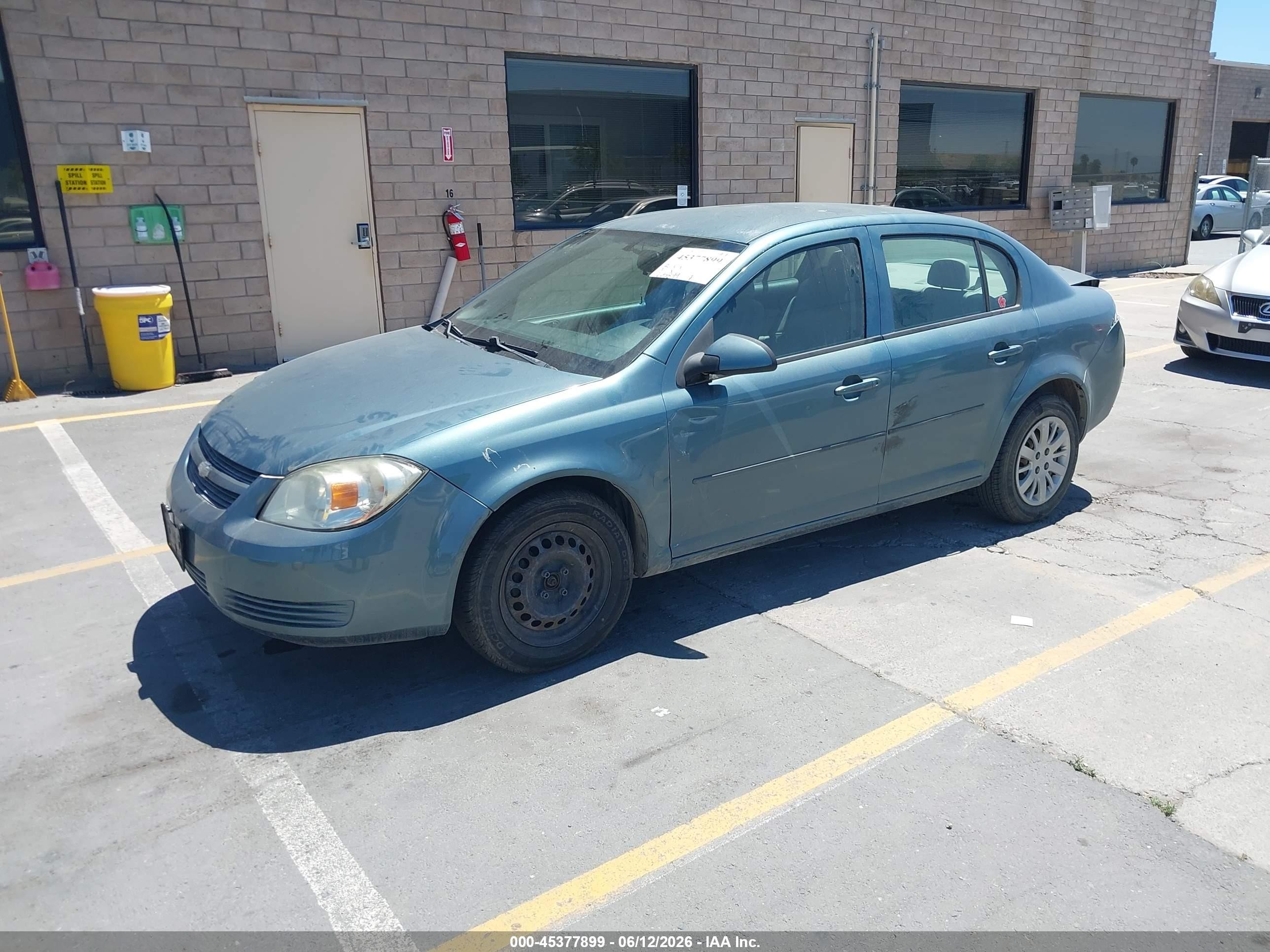 2010 Chevrolet Cobalt Lt Teal vin: 1G1AD5F54A7156956