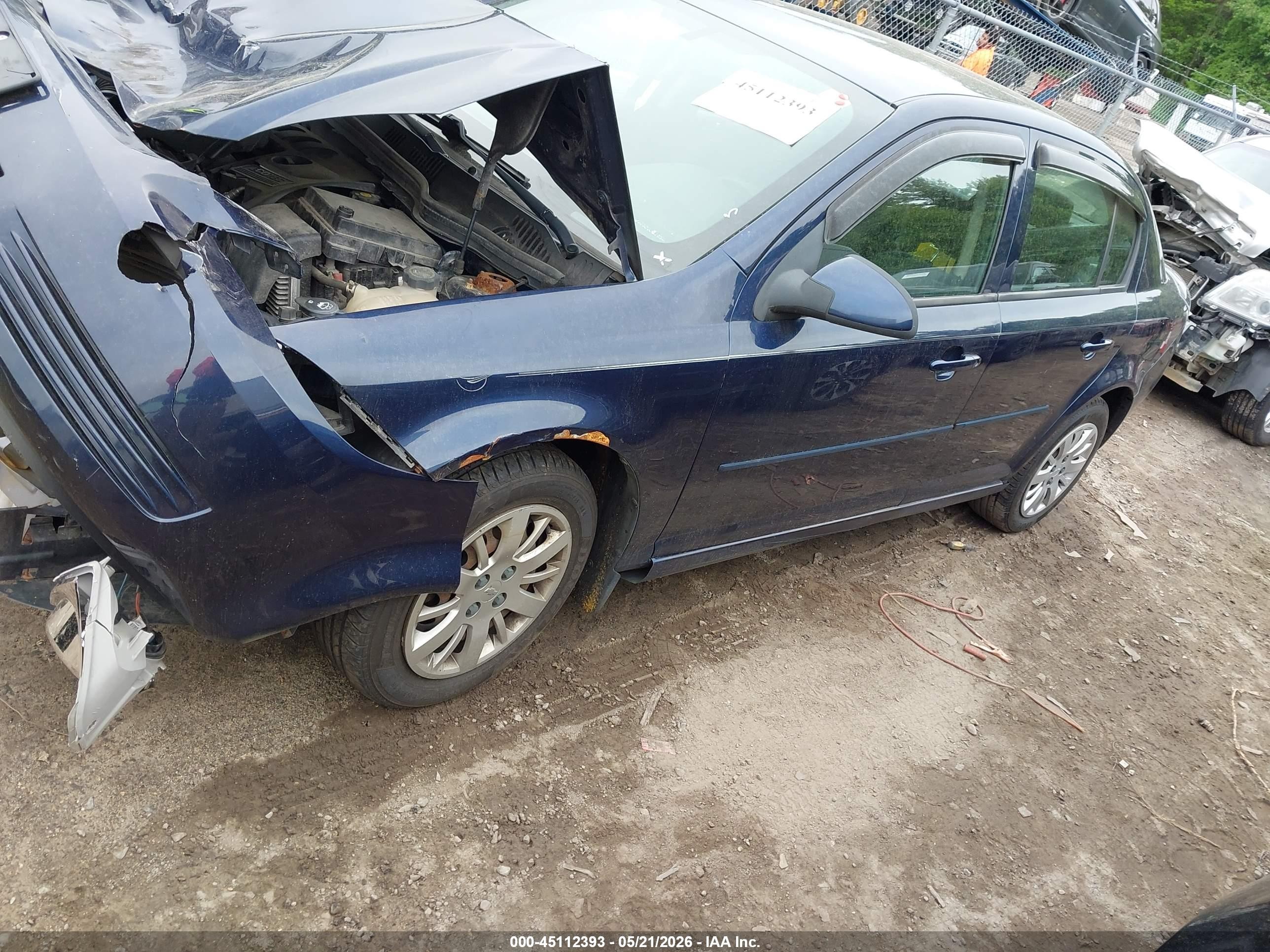 2010 Chevrolet Cobalt Lt Синий vin: 1G1AD5F54A7216864