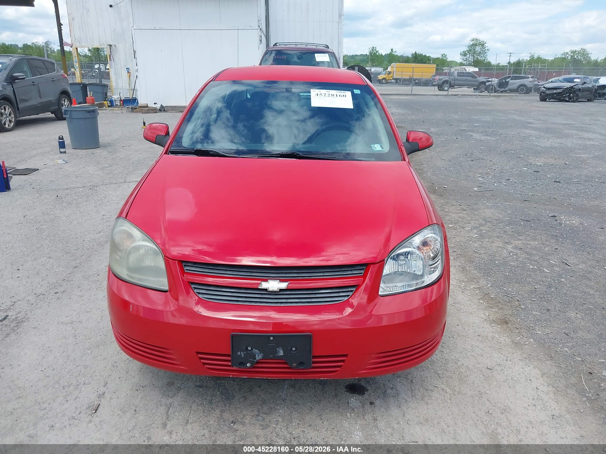 2010 Chevrolet Cobalt Lt Red vin: 1G1AD5F56A7112294