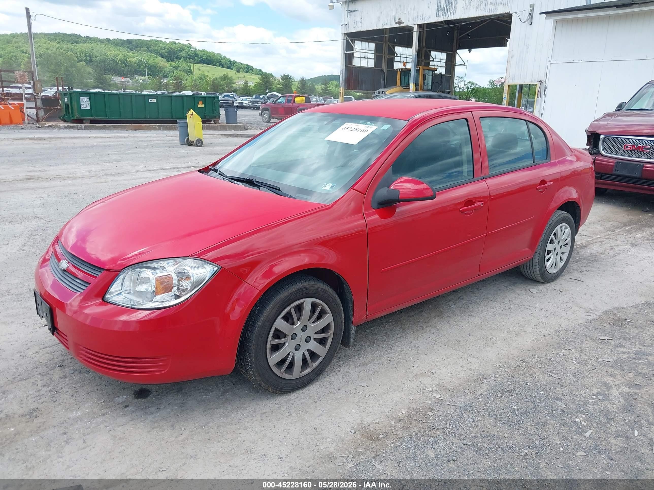 2010 Chevrolet Cobalt Lt Red vin: 1G1AD5F56A7112294