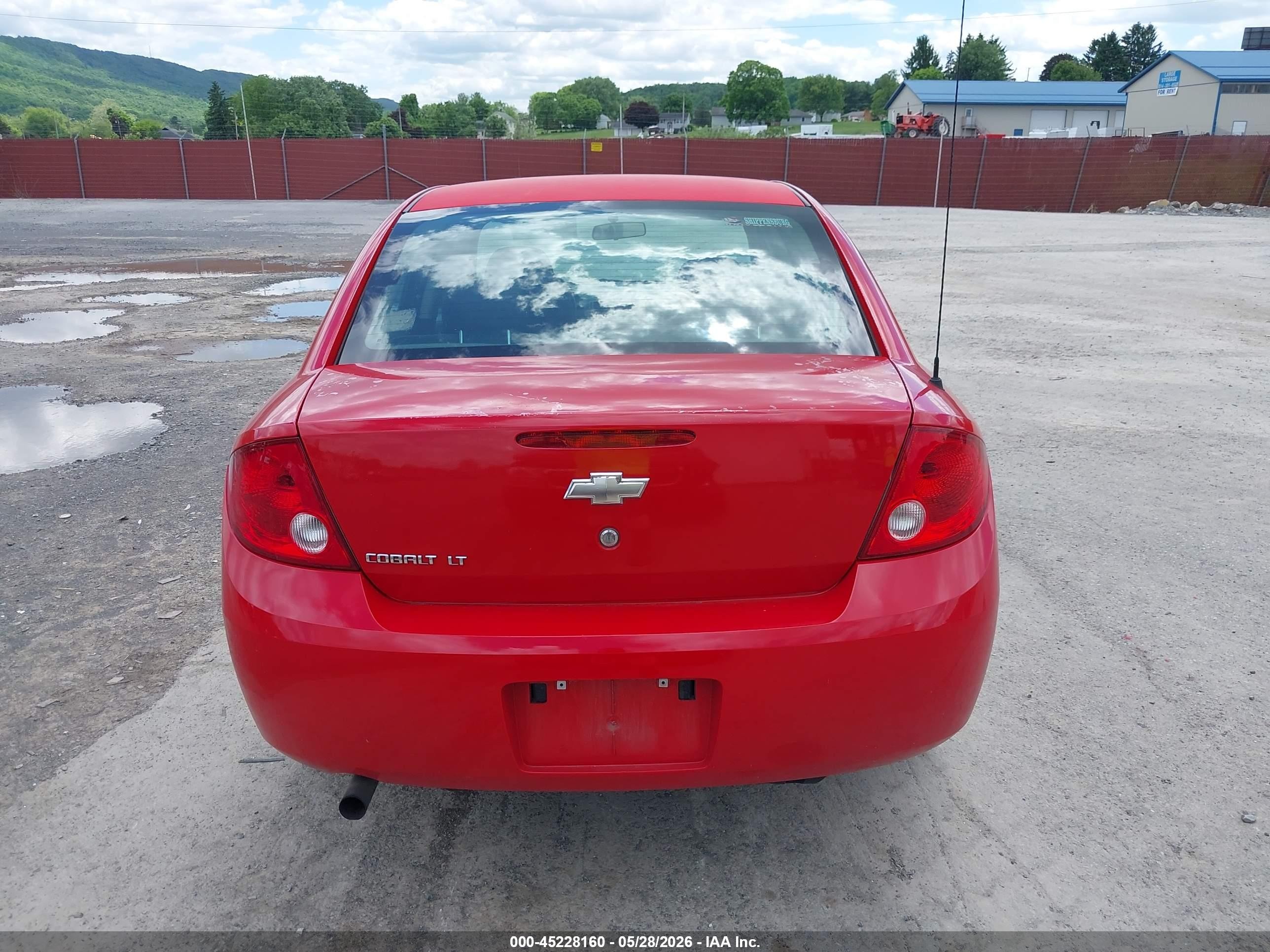 2010 Chevrolet Cobalt Lt Red vin: 1G1AD5F56A7112294
