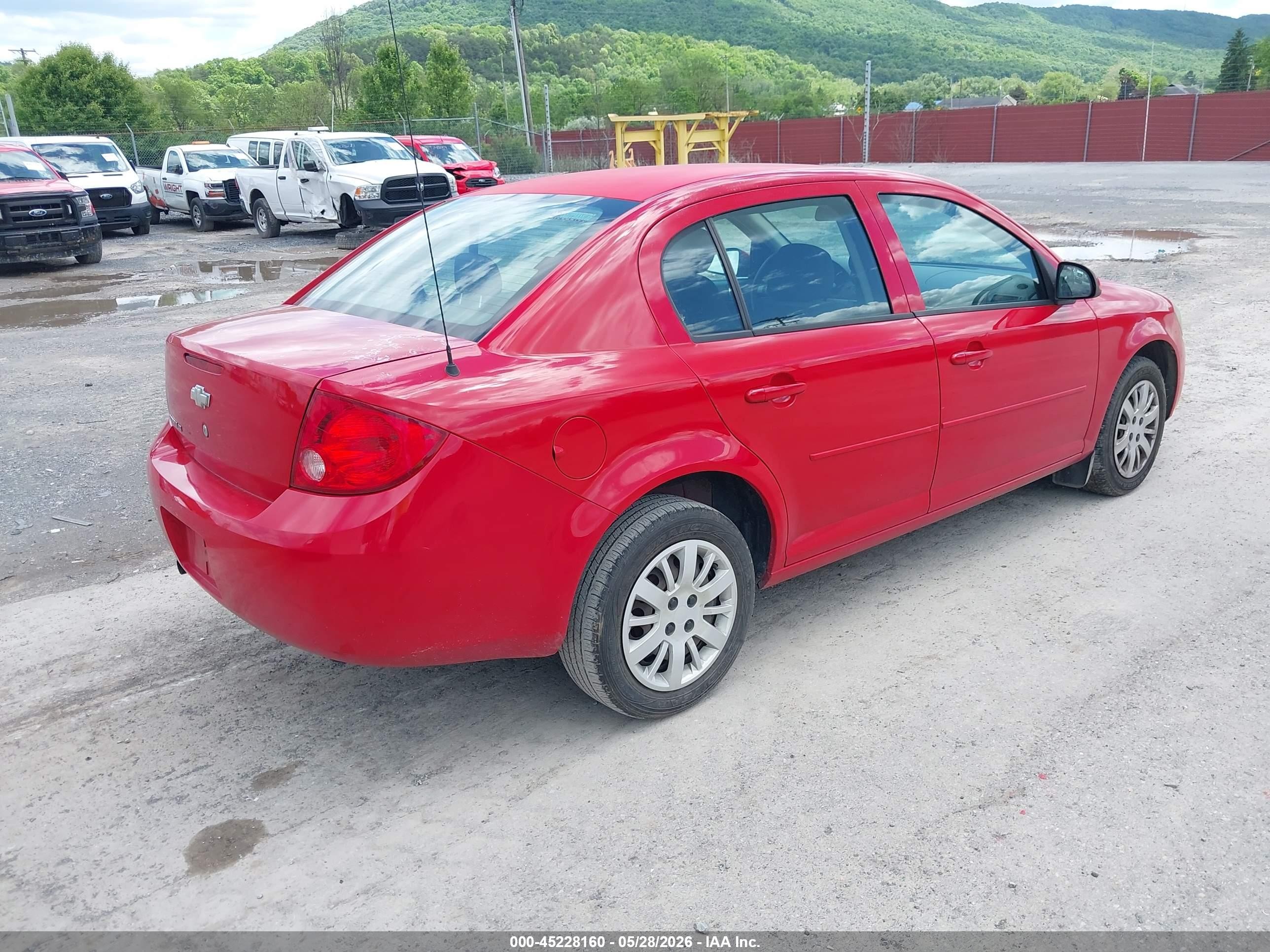 2010 Chevrolet Cobalt Lt Red vin: 1G1AD5F56A7112294