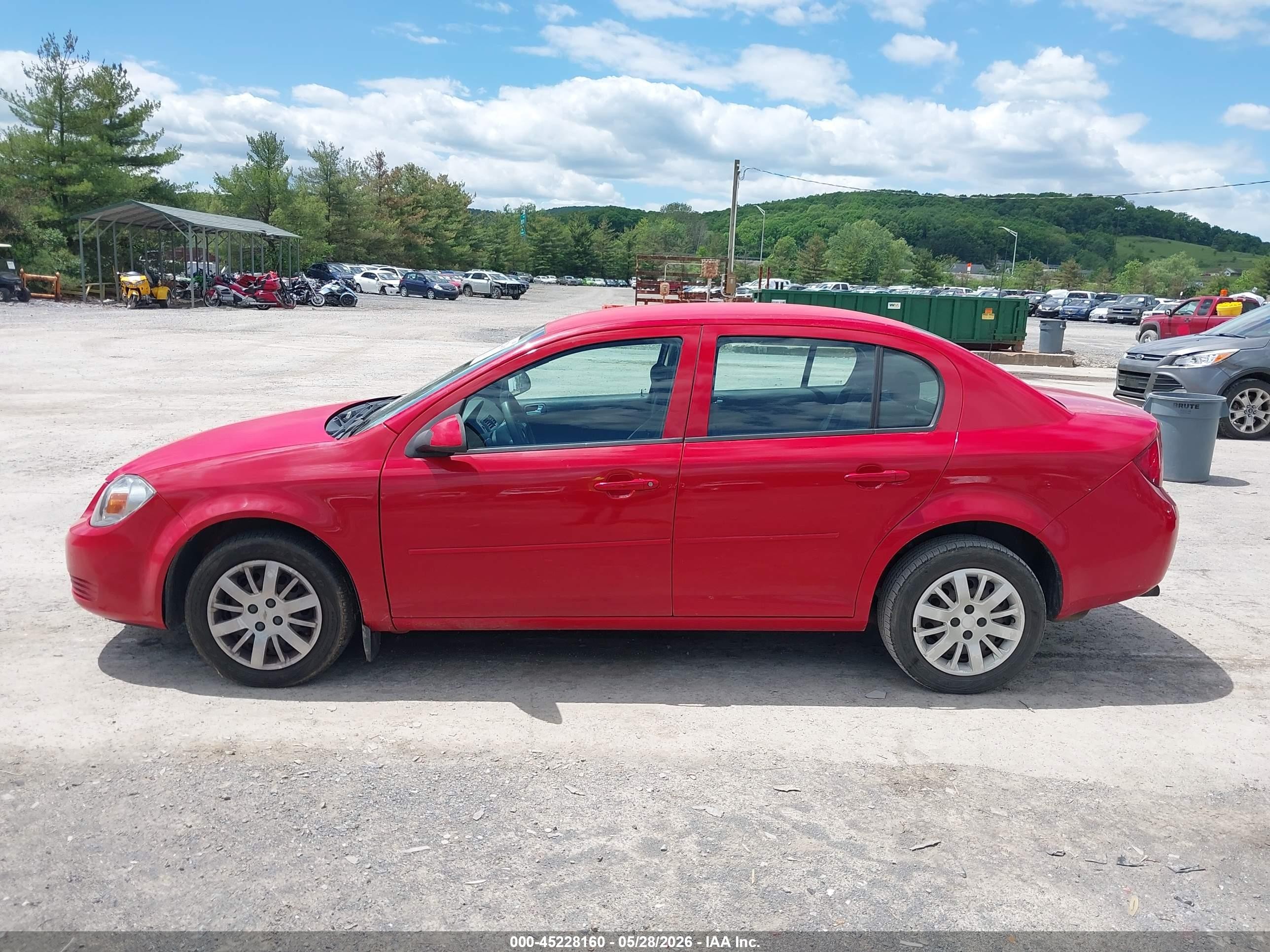 2010 Chevrolet Cobalt Lt Red vin: 1G1AD5F56A7112294