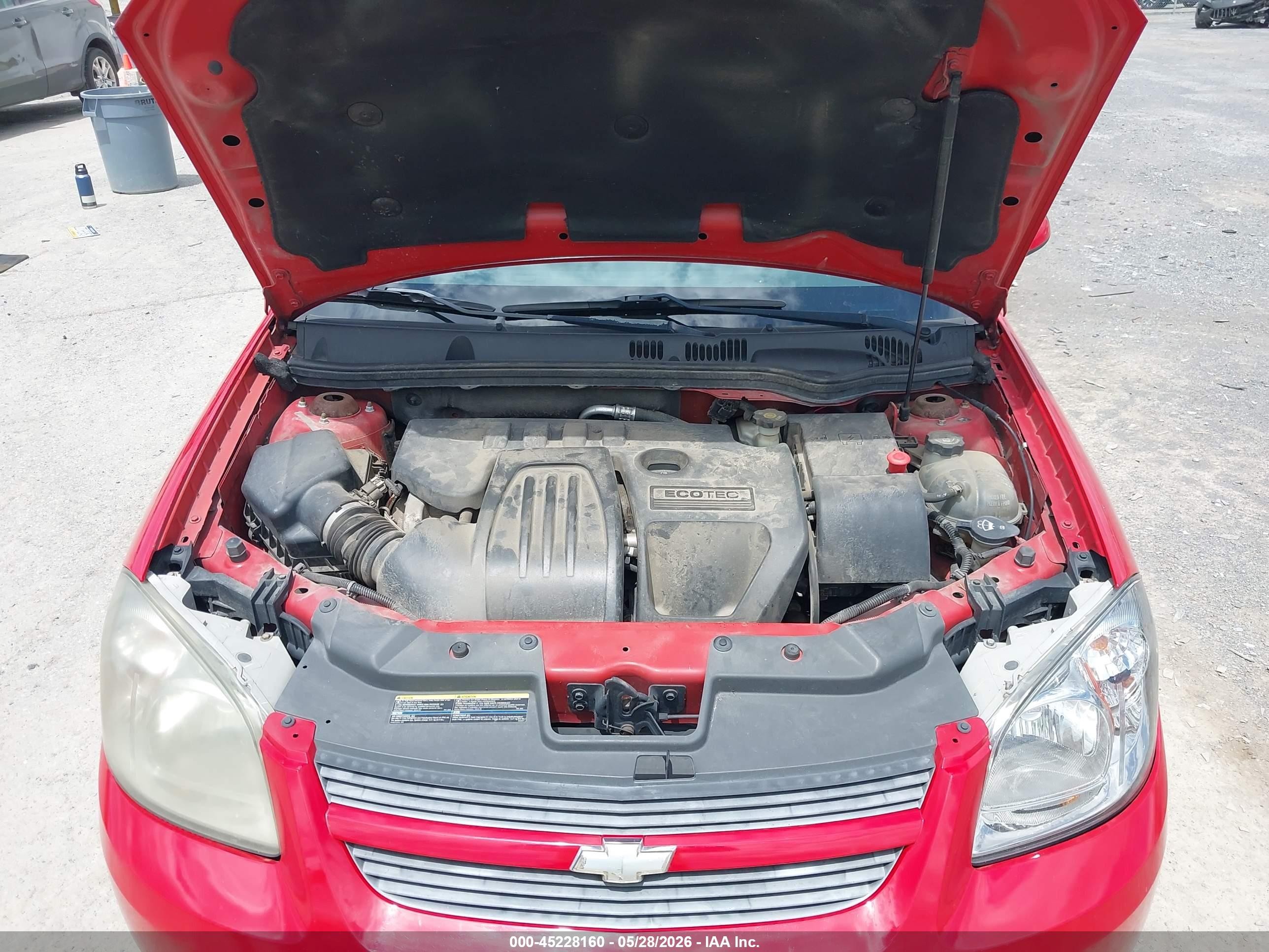2010 Chevrolet Cobalt Lt Red vin: 1G1AD5F56A7112294