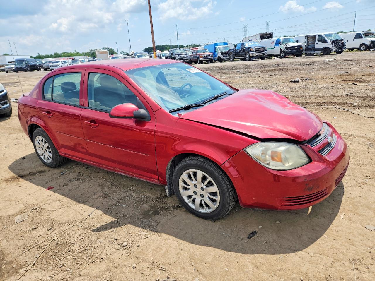 2010 Chevrolet Cobalt 1lt Red vin: 1G1AD5F56A7113607