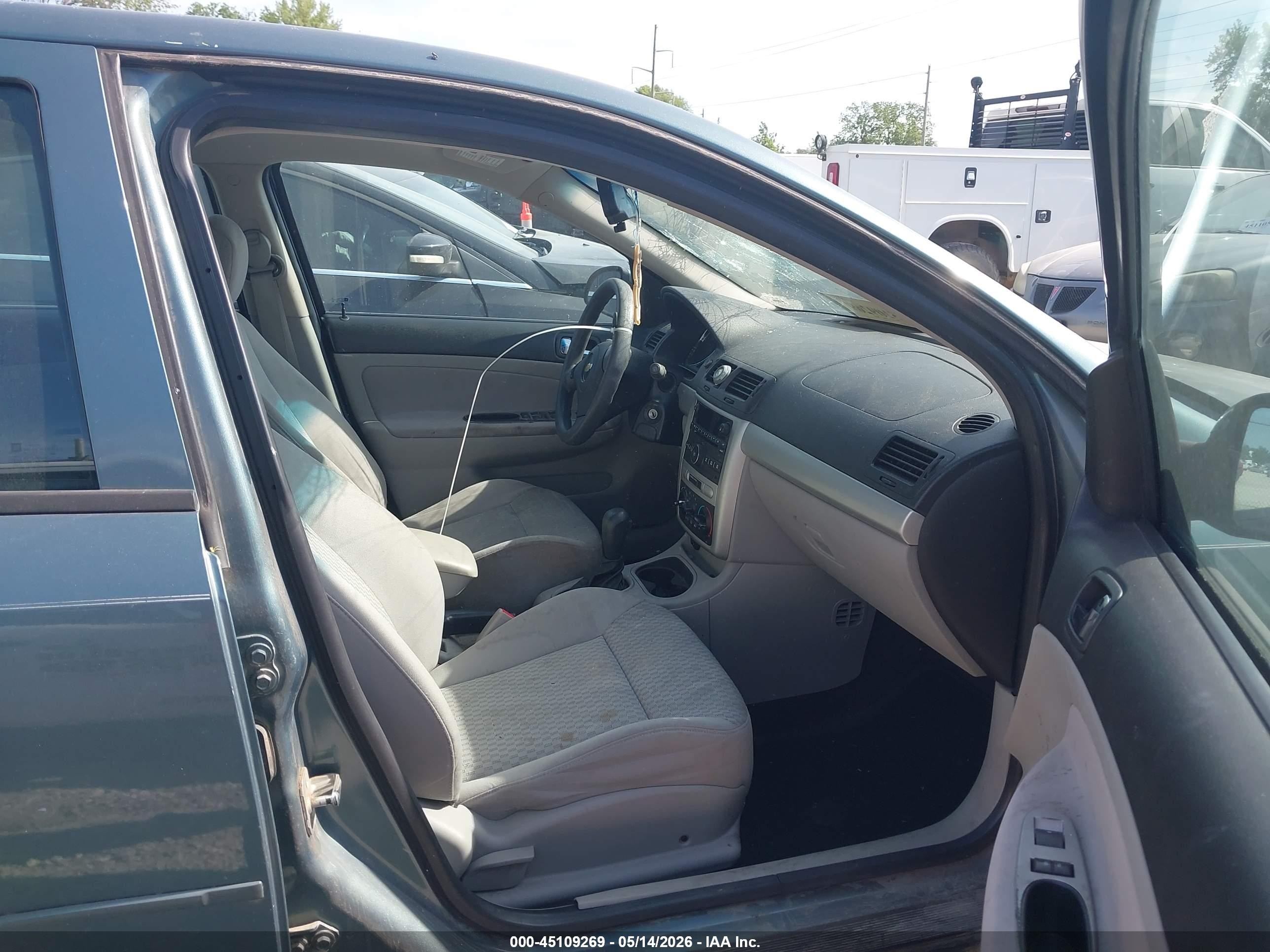2010 Chevrolet Cobalt Lt Green vin: 1G1AD5F56A7143447