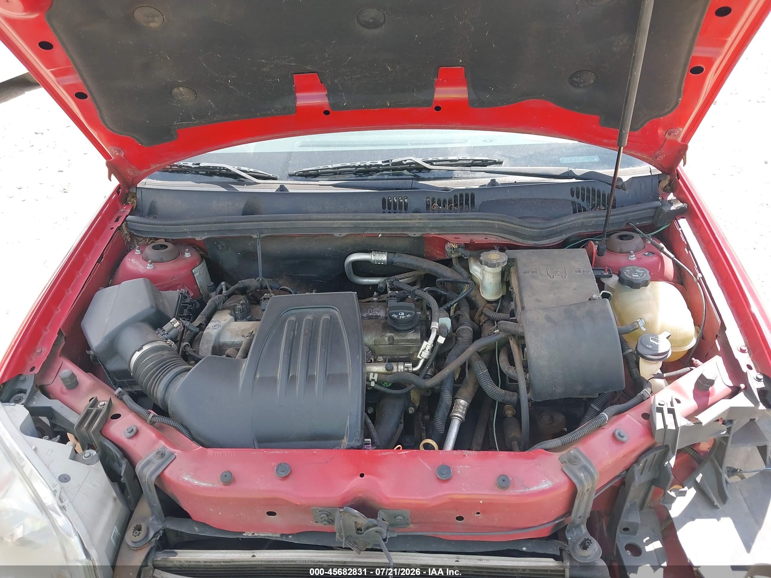 2010 Chevrolet Cobalt Lt Red vin: 1G1AD5F56A7165240