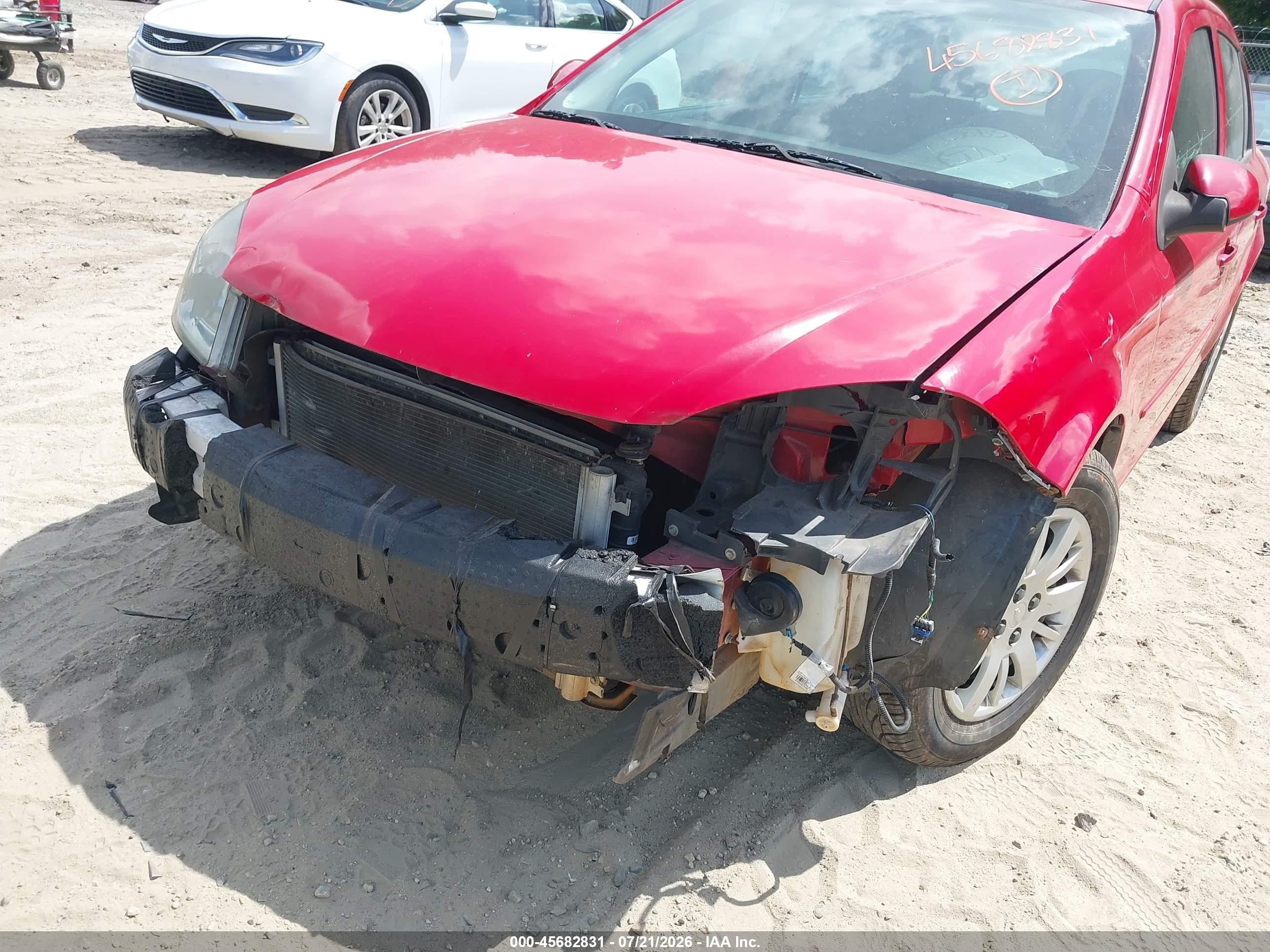 2010 Chevrolet Cobalt Lt Red vin: 1G1AD5F56A7165240