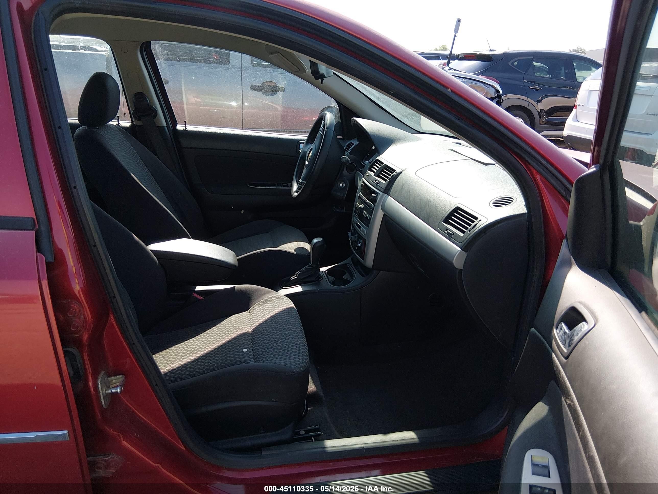 2010 Chevrolet Cobalt Lt Red vin: 1G1AD5F56A7240325