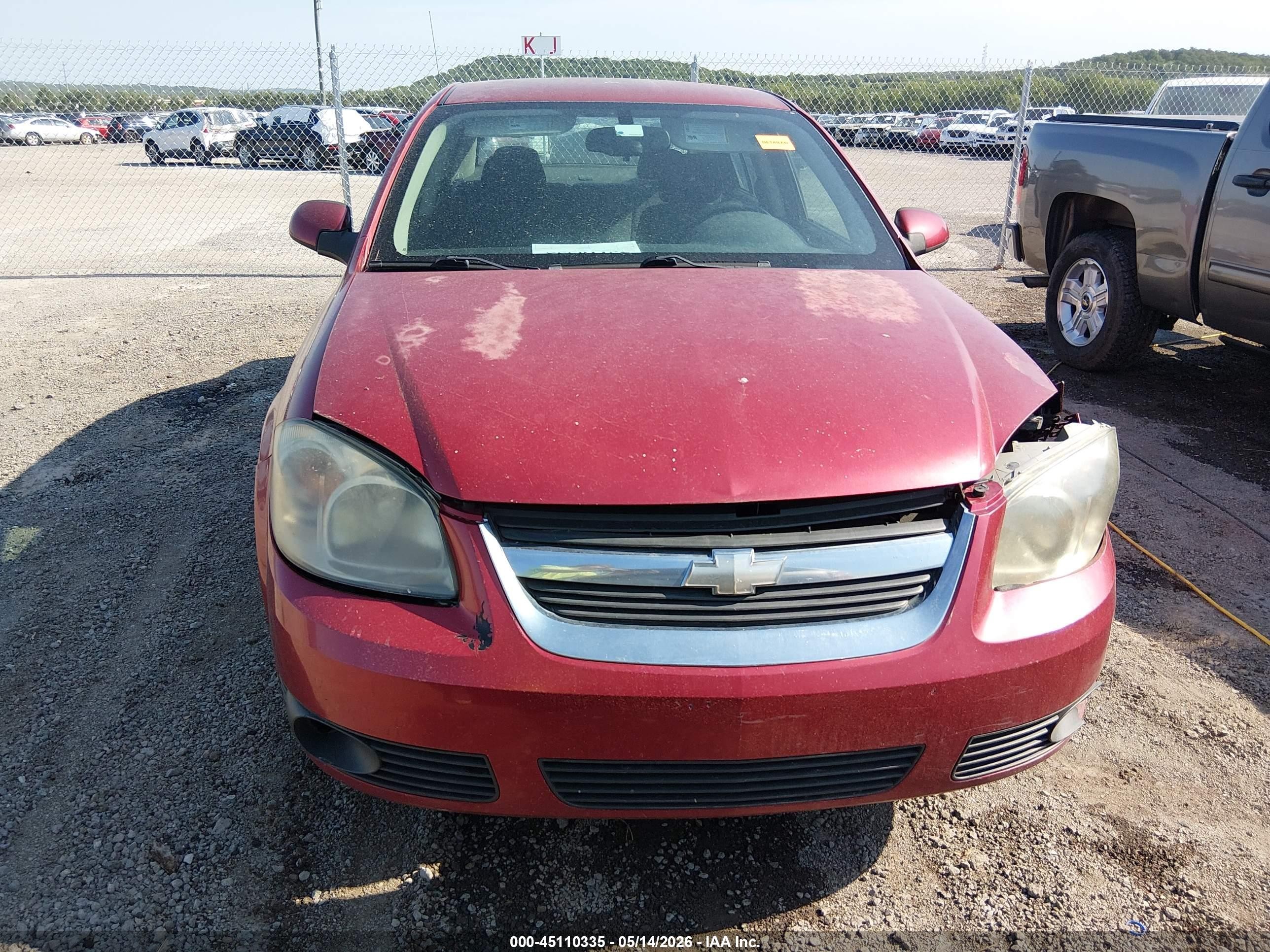 2010 Chevrolet Cobalt Lt Red vin: 1G1AD5F56A7240325