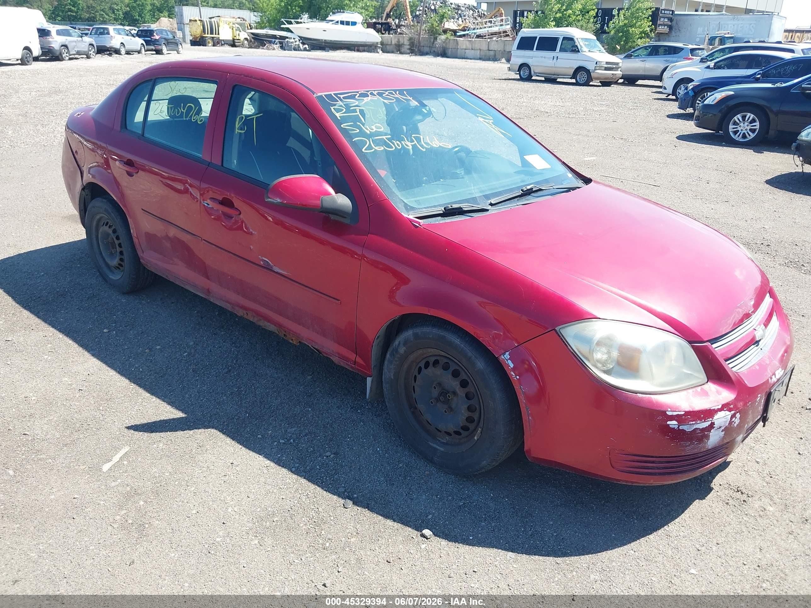 2010 Chevrolet Cobalt Lt Red vin: 1G1AD5F57A7125040