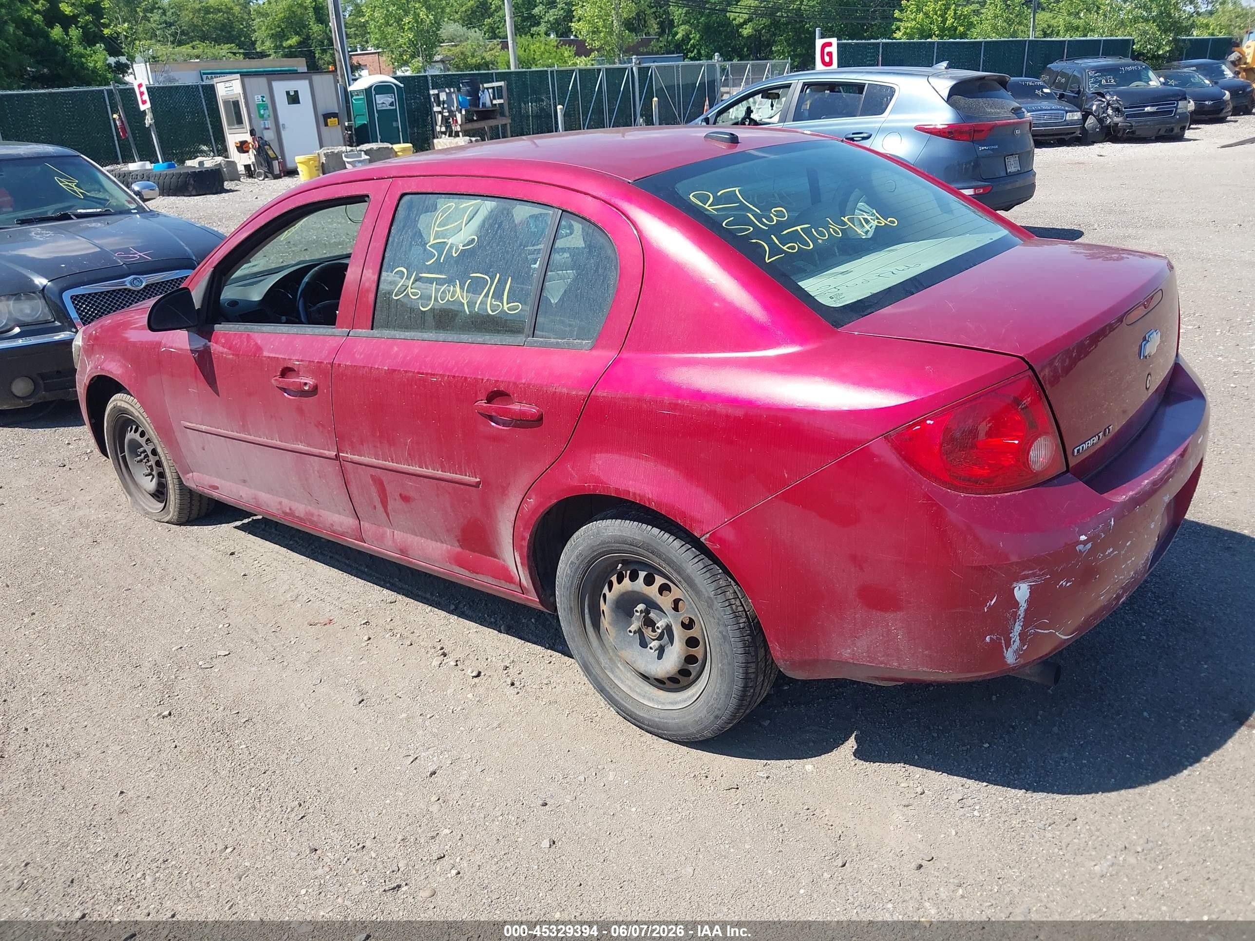 2010 Chevrolet Cobalt Lt Red vin: 1G1AD5F57A7125040