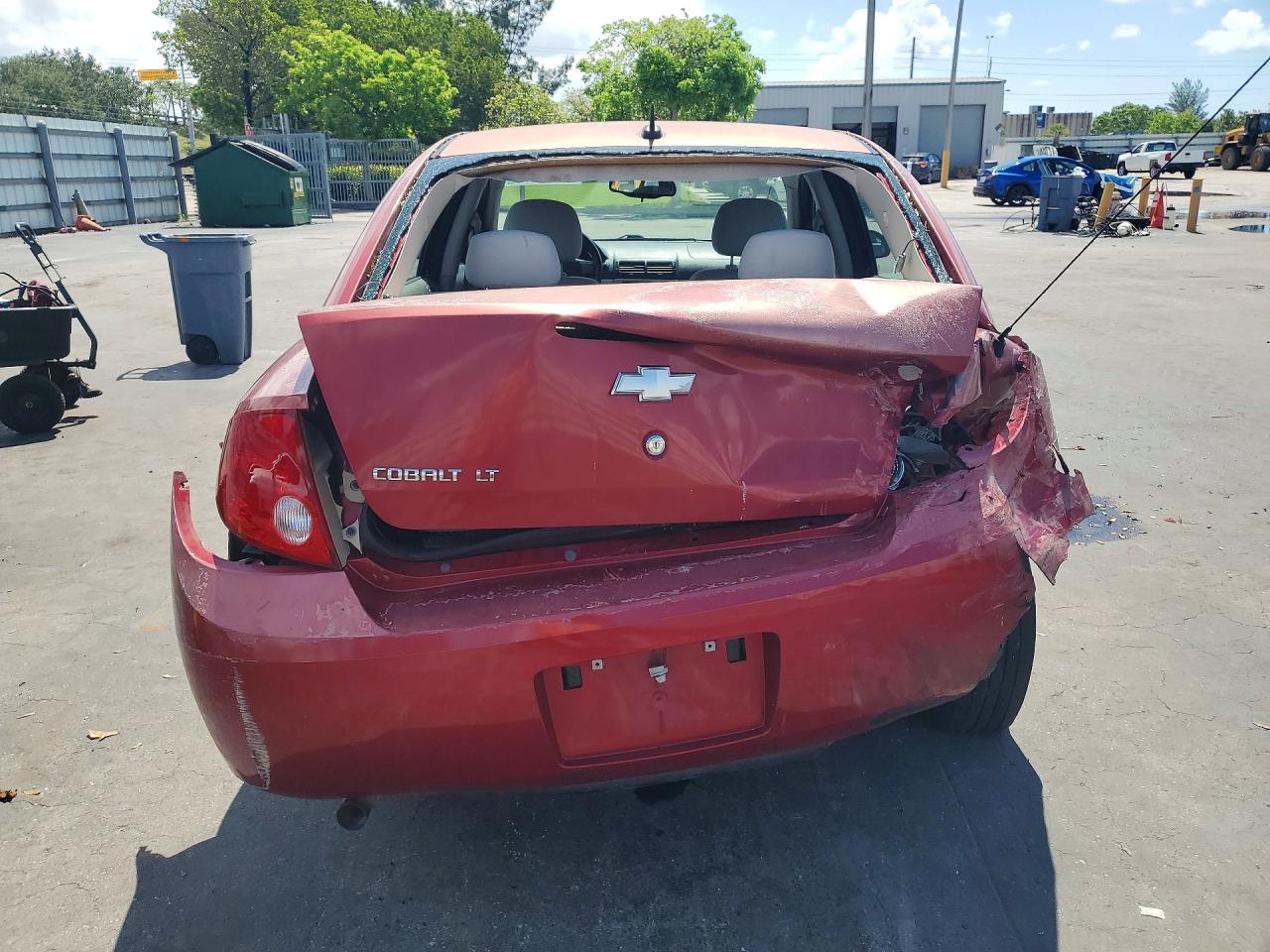2010 Chevrolet Cobalt Красный vin: 1G1AD5F57A7133767