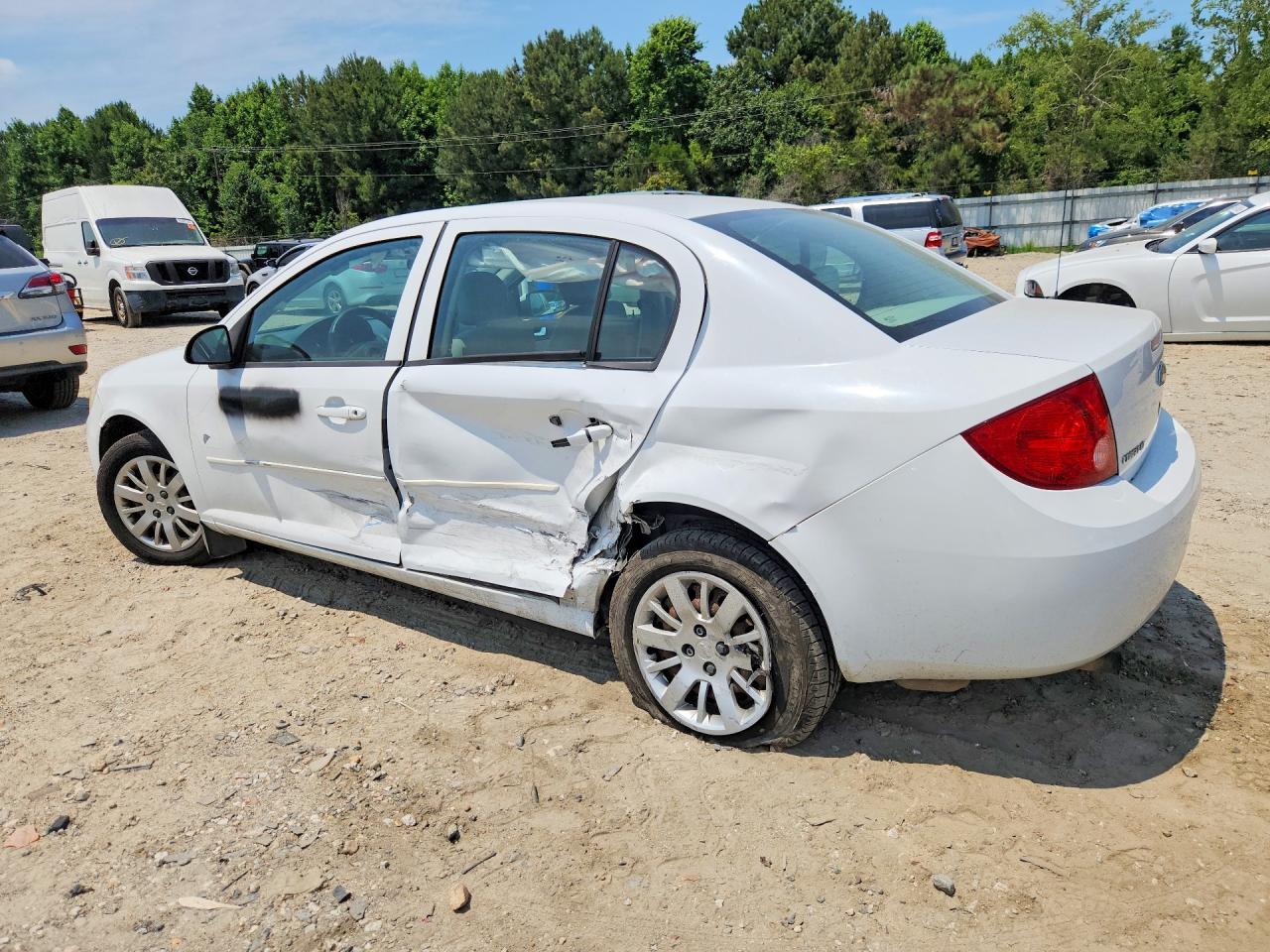 2010 Chevrolet Cobalt 1lt White vin: 1G1AD5F57A7138029