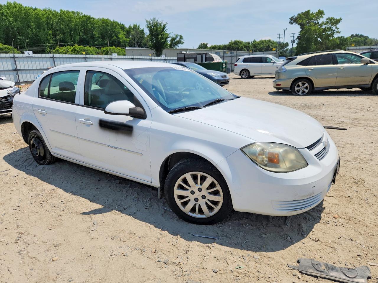 2010 Chevrolet Cobalt 1lt White vin: 1G1AD5F57A7138029