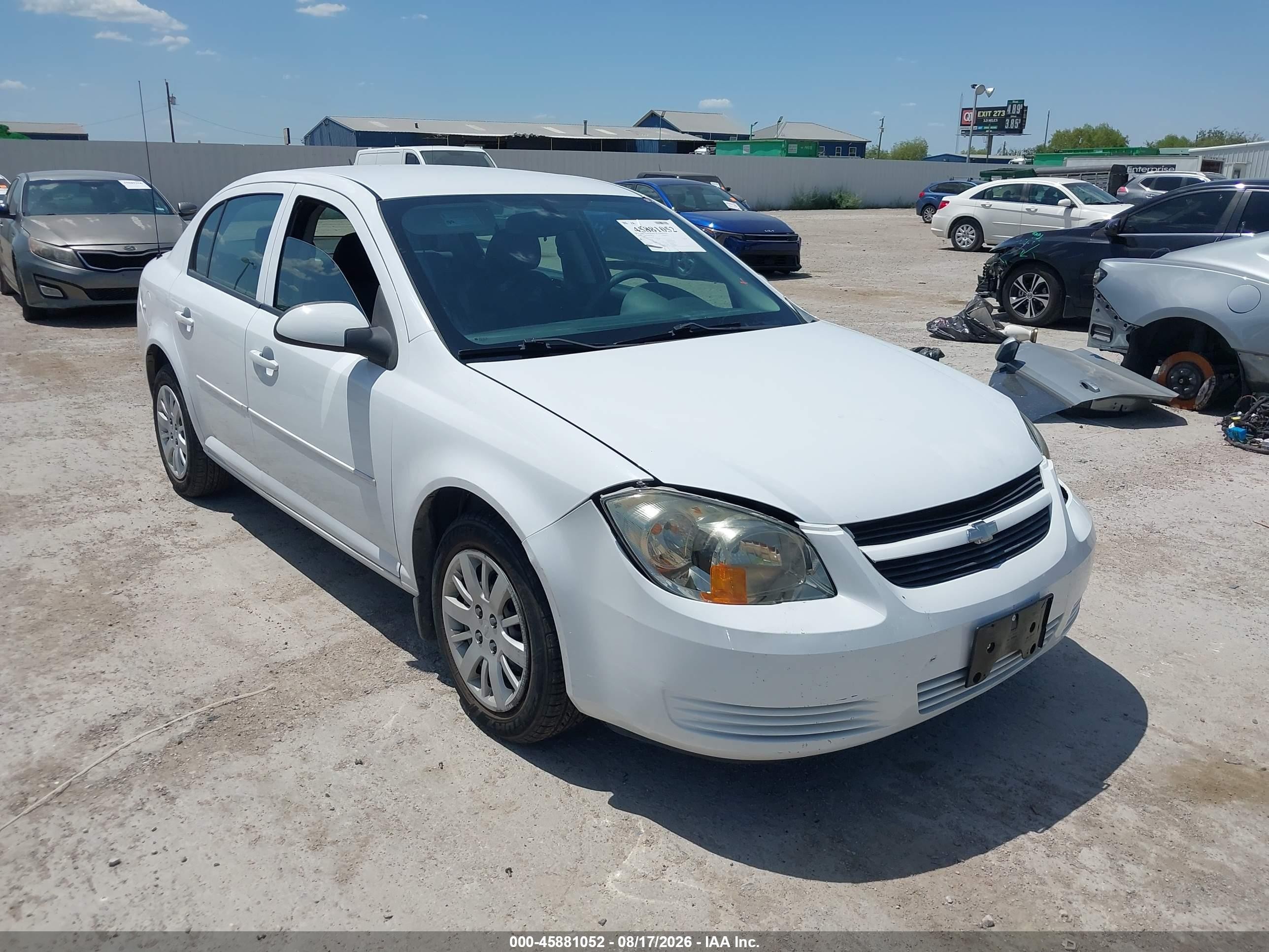 2010 Chevrolet Cobalt 1lt White vin: 1G1AD5F57A7164159