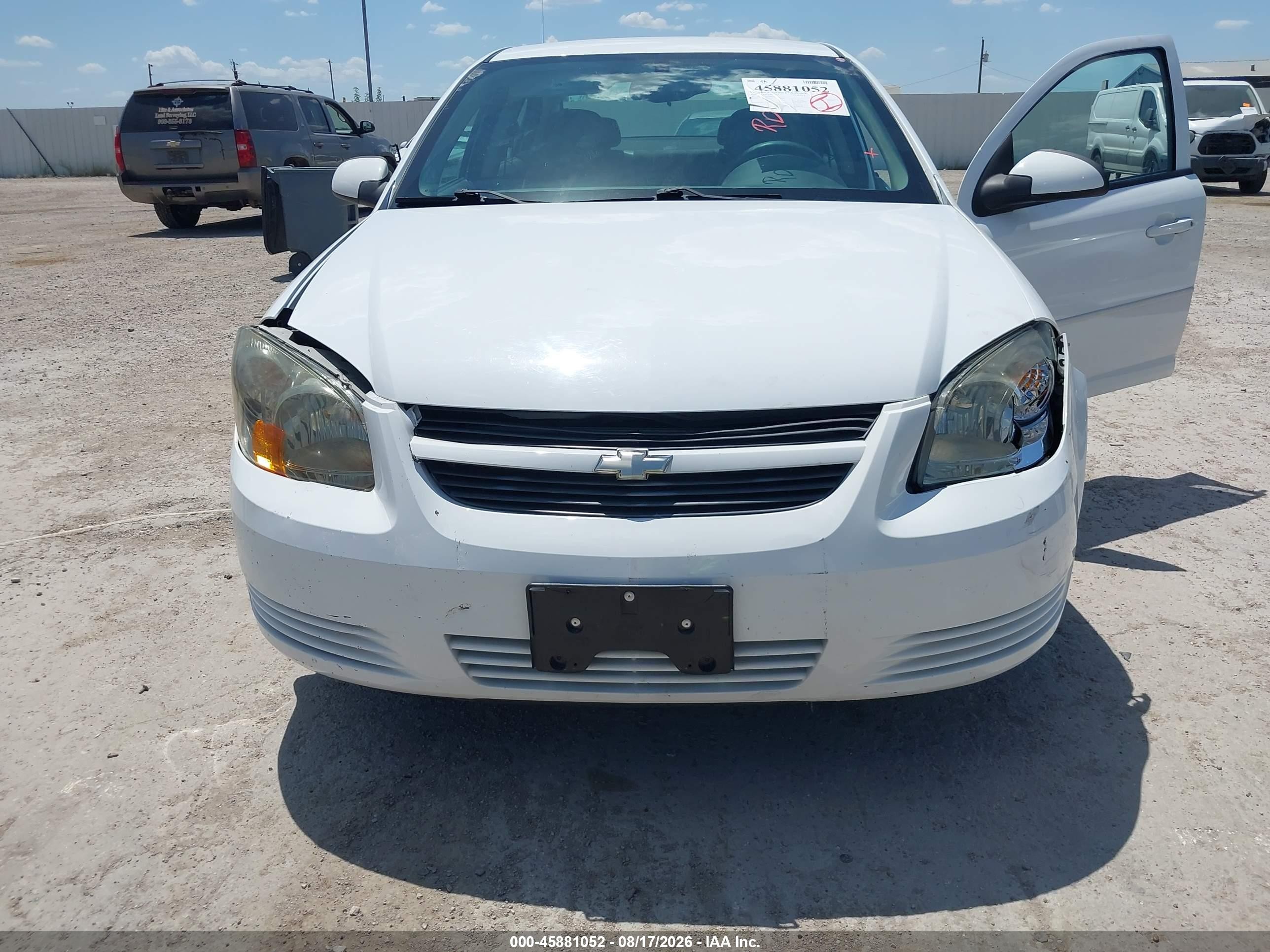 2010 Chevrolet Cobalt 1lt White vin: 1G1AD5F57A7164159