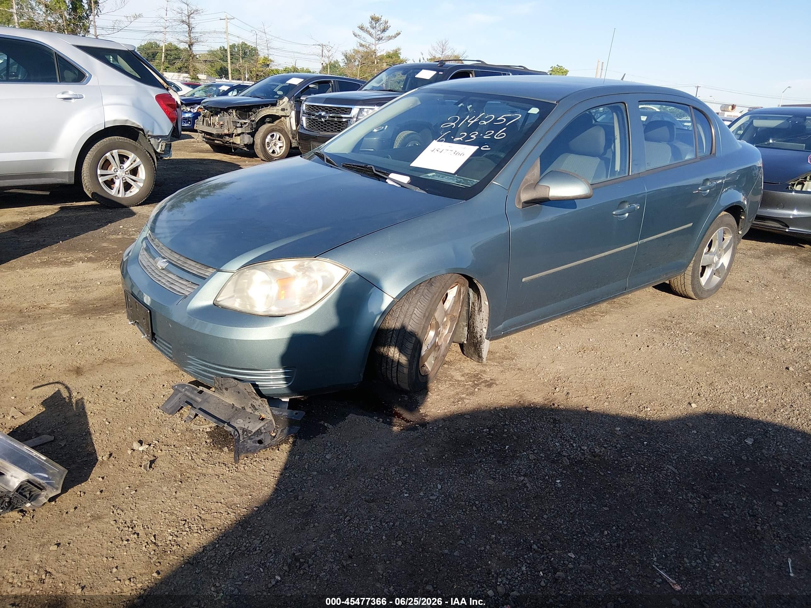 2010 Chevrolet Cobalt Lt Green vin: 1G1AD5F59A7115559