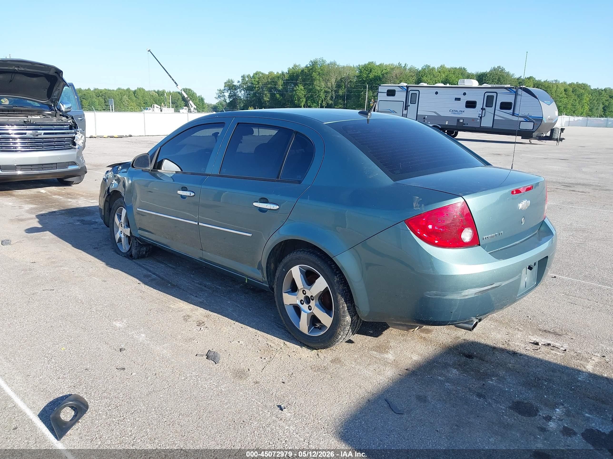 2010 Chevrolet Cobalt Lt Light Blue vin: 1G1AD5F5XA7118180