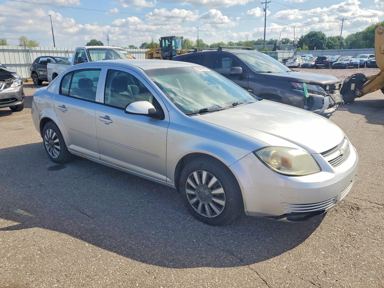 2010 Chevrolet Cobalt 1lt Silver vin: 1G1AD5F5XA7158677
