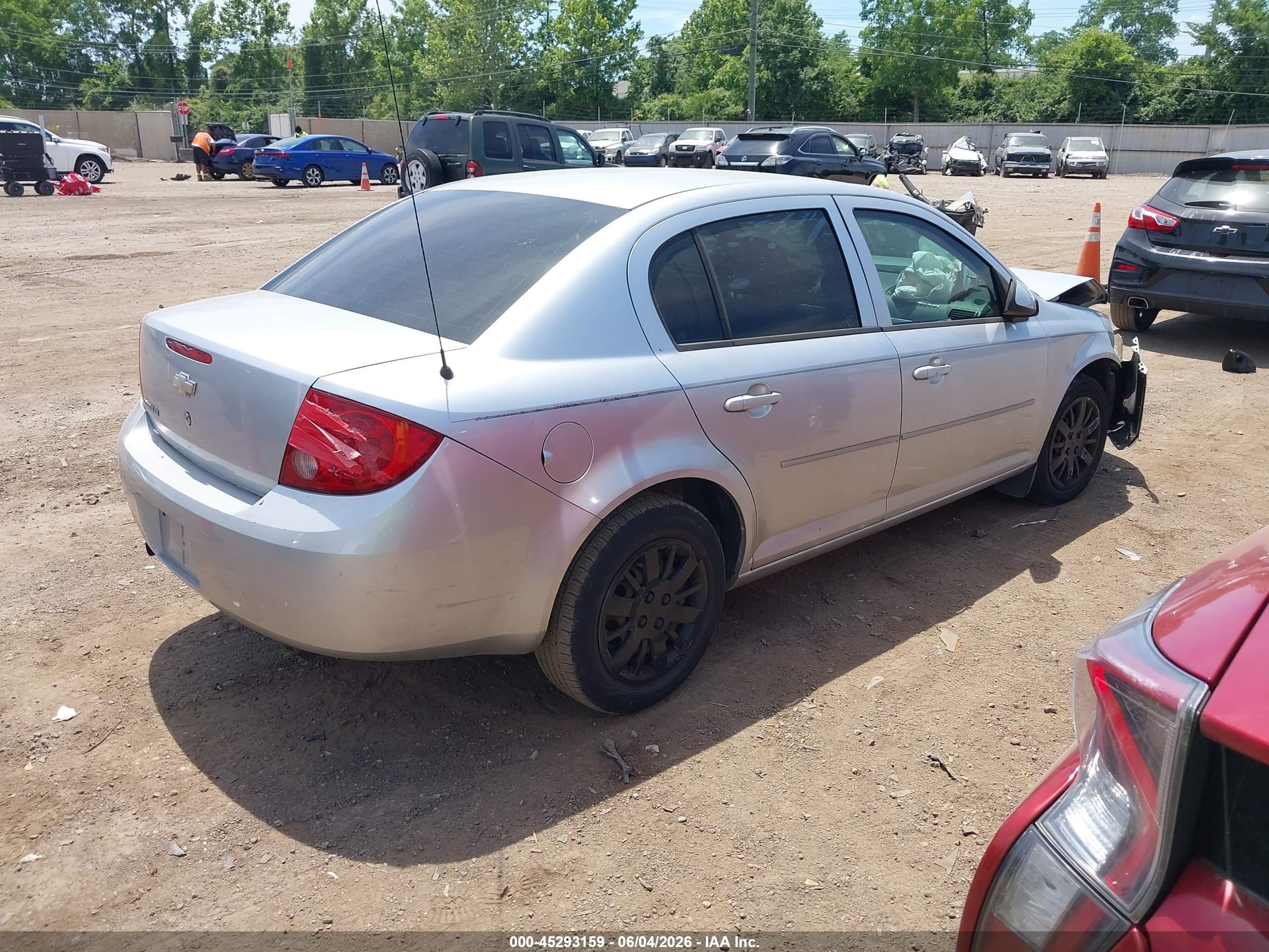 2010 Chevrolet Cobalt Lt Silver vin: 1G1AD5F5XA7203021