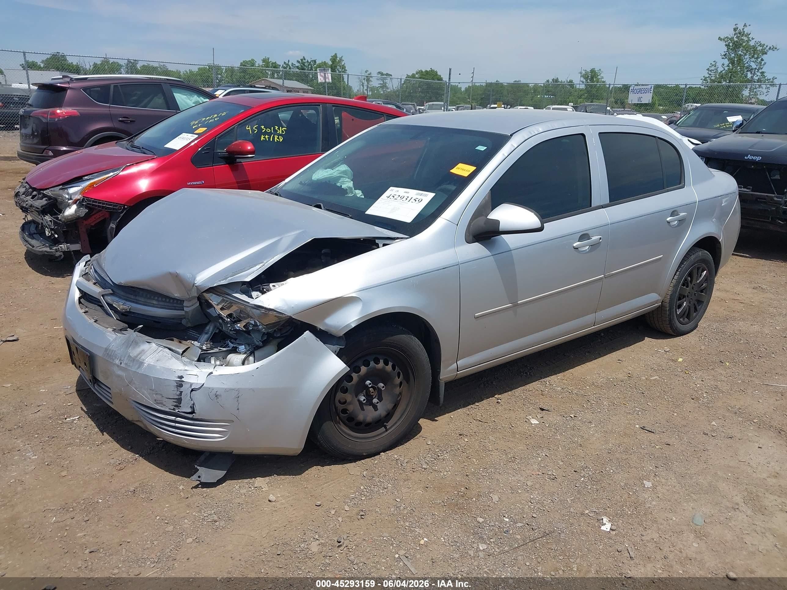 2010 Chevrolet Cobalt Lt Silver vin: 1G1AD5F5XA7203021