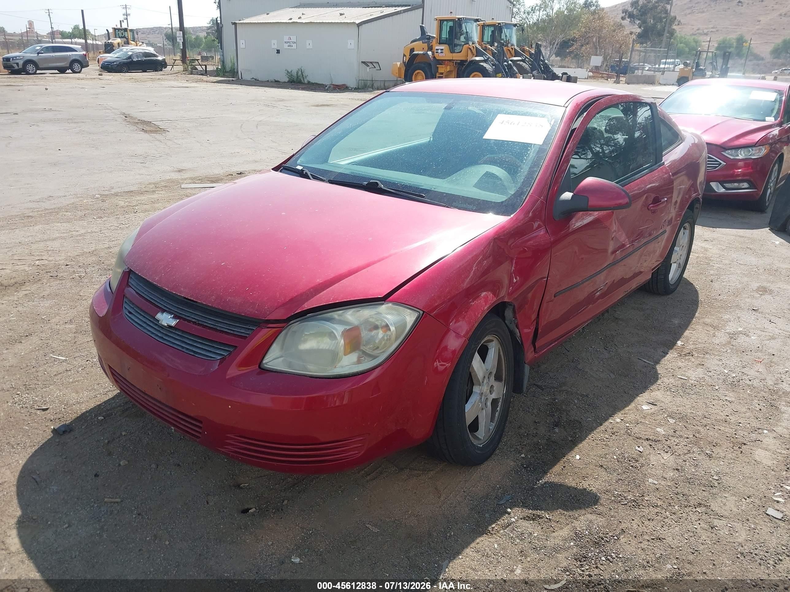 2010 Chevrolet Cobalt Lt Red vin: 1G1AF1F51A7153693