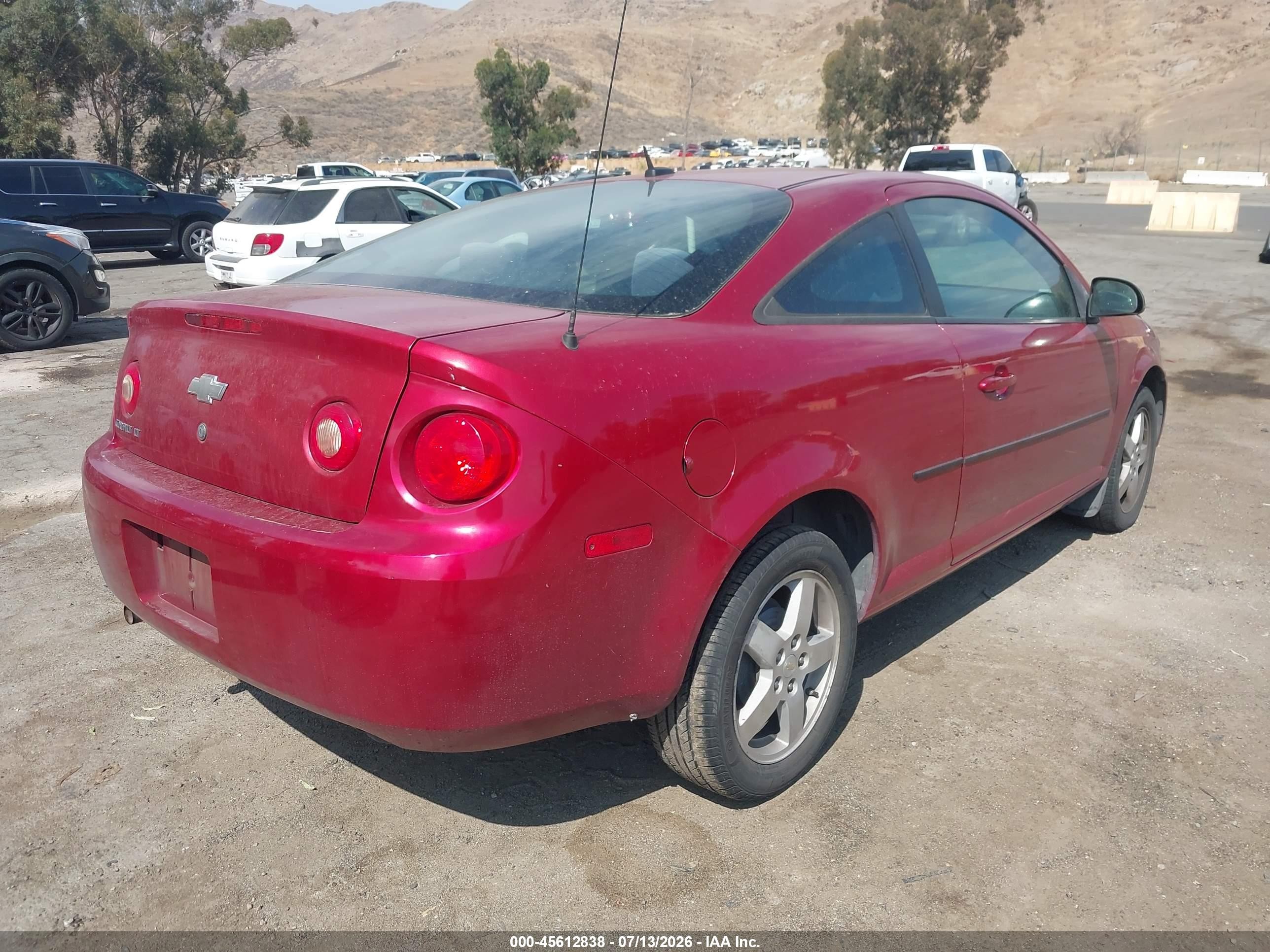 2010 Chevrolet Cobalt Lt Red vin: 1G1AF1F51A7153693