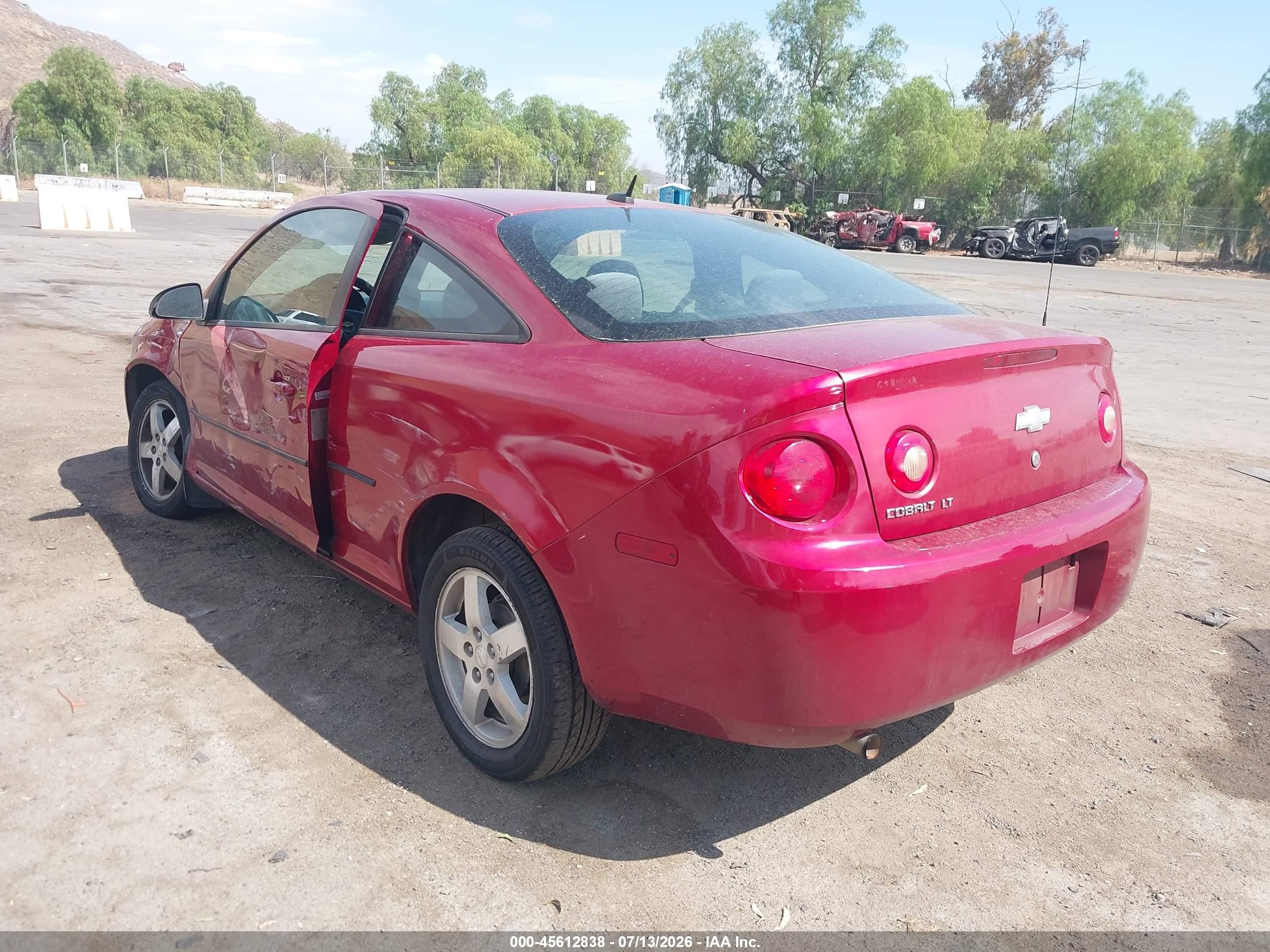 2010 Chevrolet Cobalt Lt Red vin: 1G1AF1F51A7153693