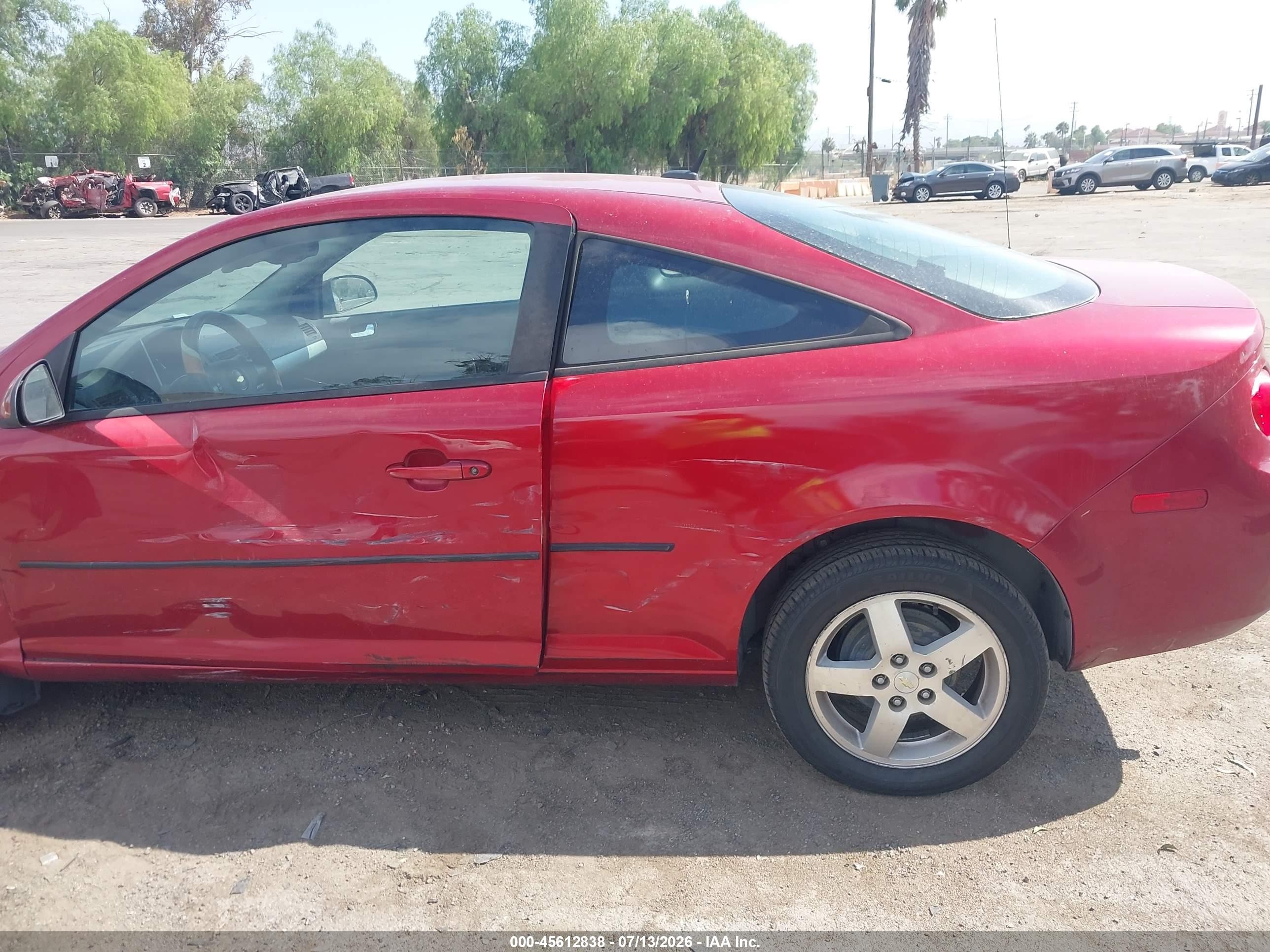 2010 Chevrolet Cobalt Lt Red vin: 1G1AF1F51A7153693