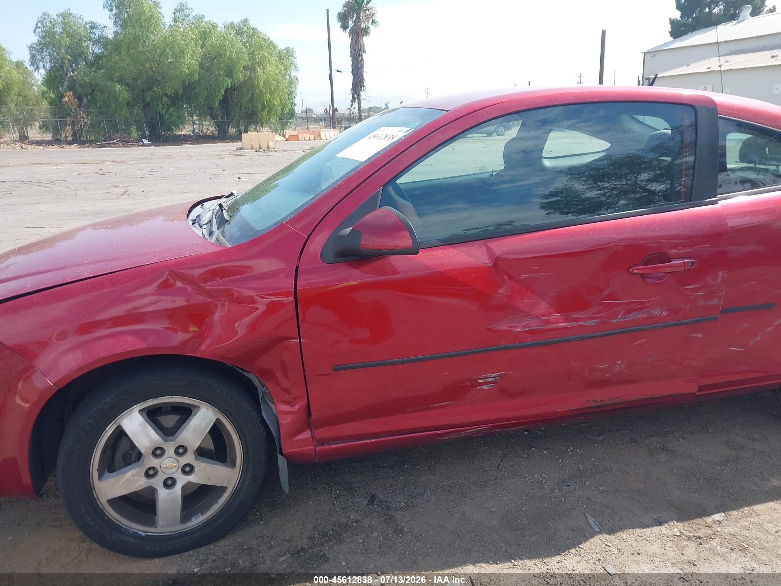 2010 Chevrolet Cobalt Lt Red vin: 1G1AF1F51A7153693