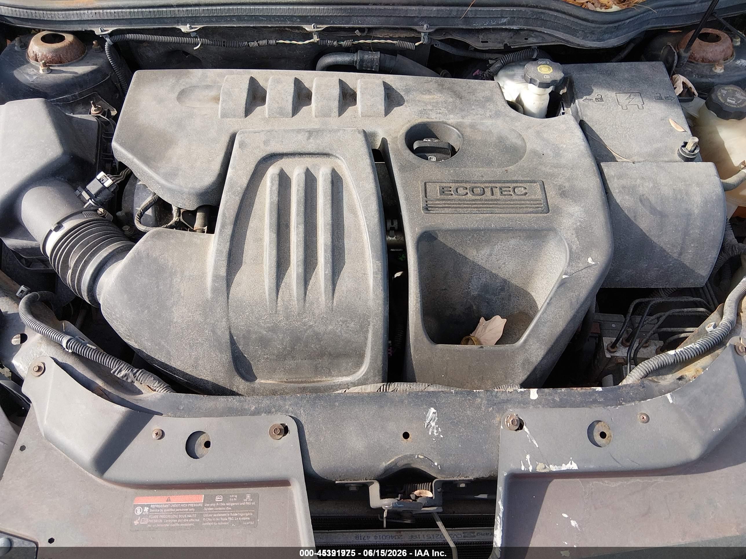 2010 Chevrolet Cobalt Lt Черный vin: 1G1AF1F53A7190678