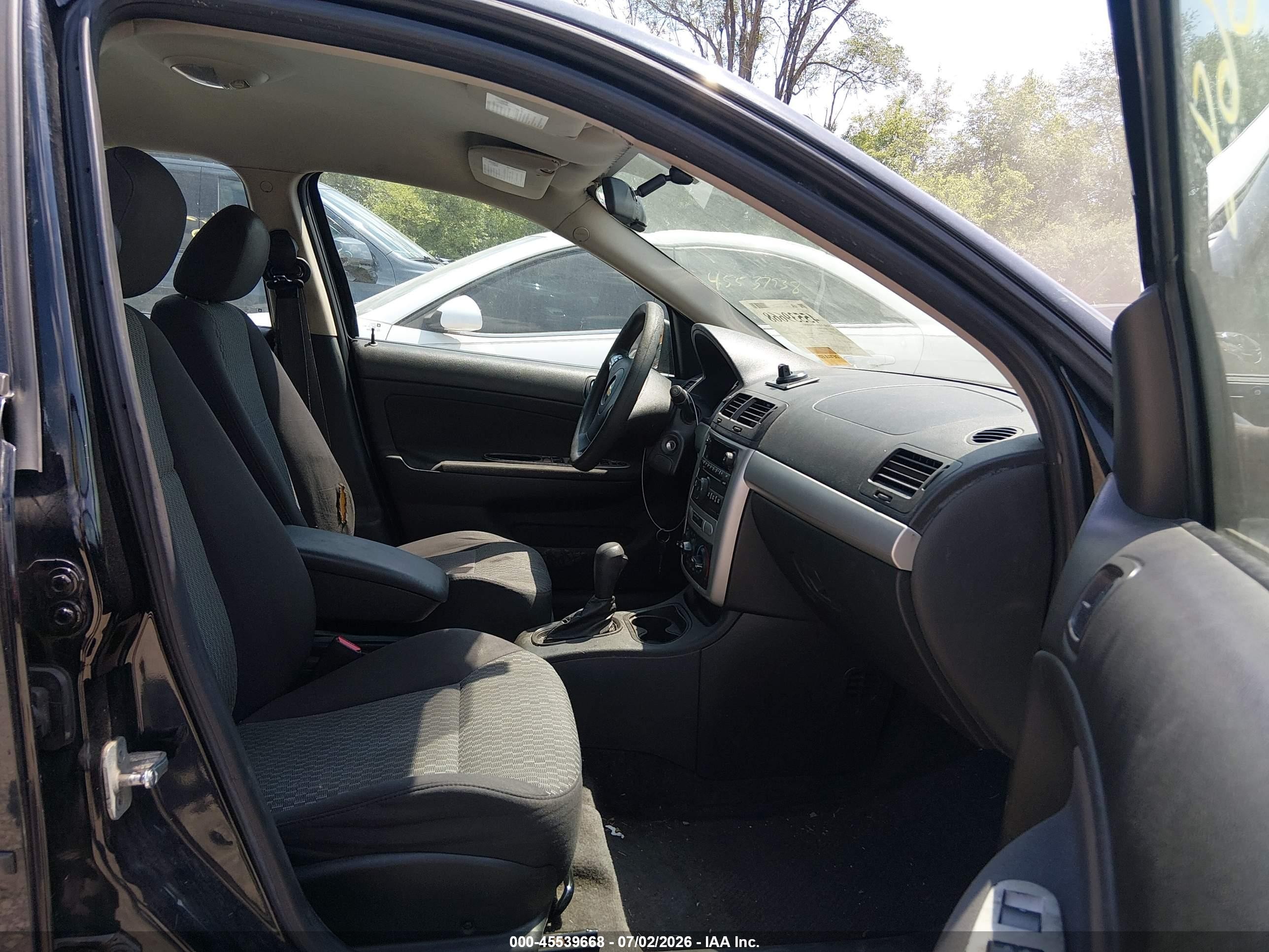 2010 Chevrolet Cobalt Lt Black vin: 1G1AF5F51A7188077