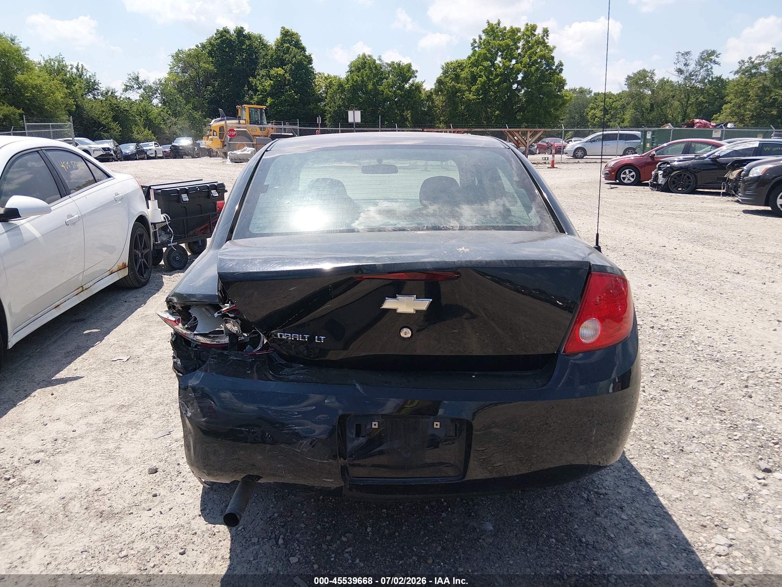 2010 Chevrolet Cobalt Lt Black vin: 1G1AF5F51A7188077