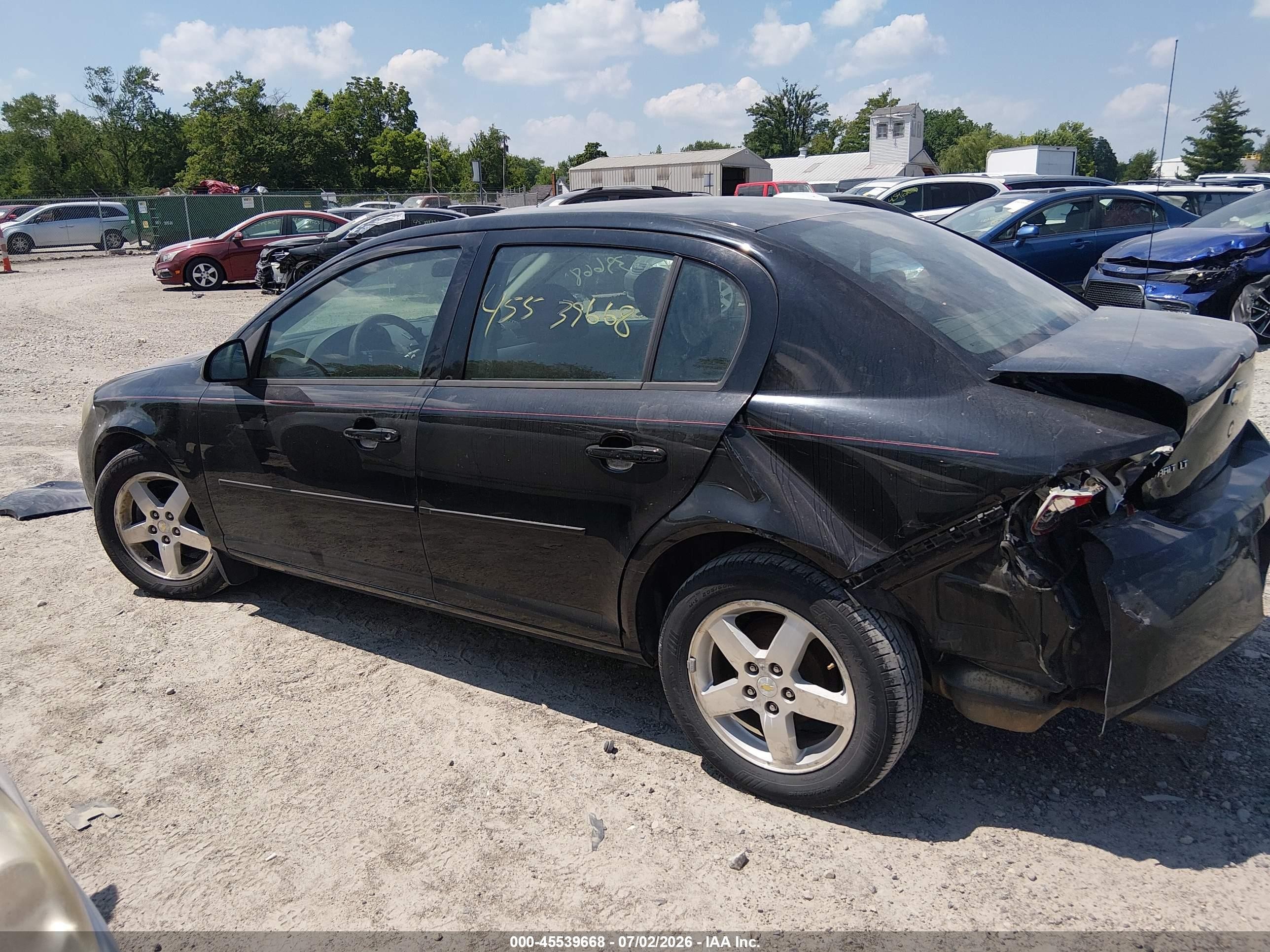 2010 Chevrolet Cobalt Lt Black vin: 1G1AF5F51A7188077
